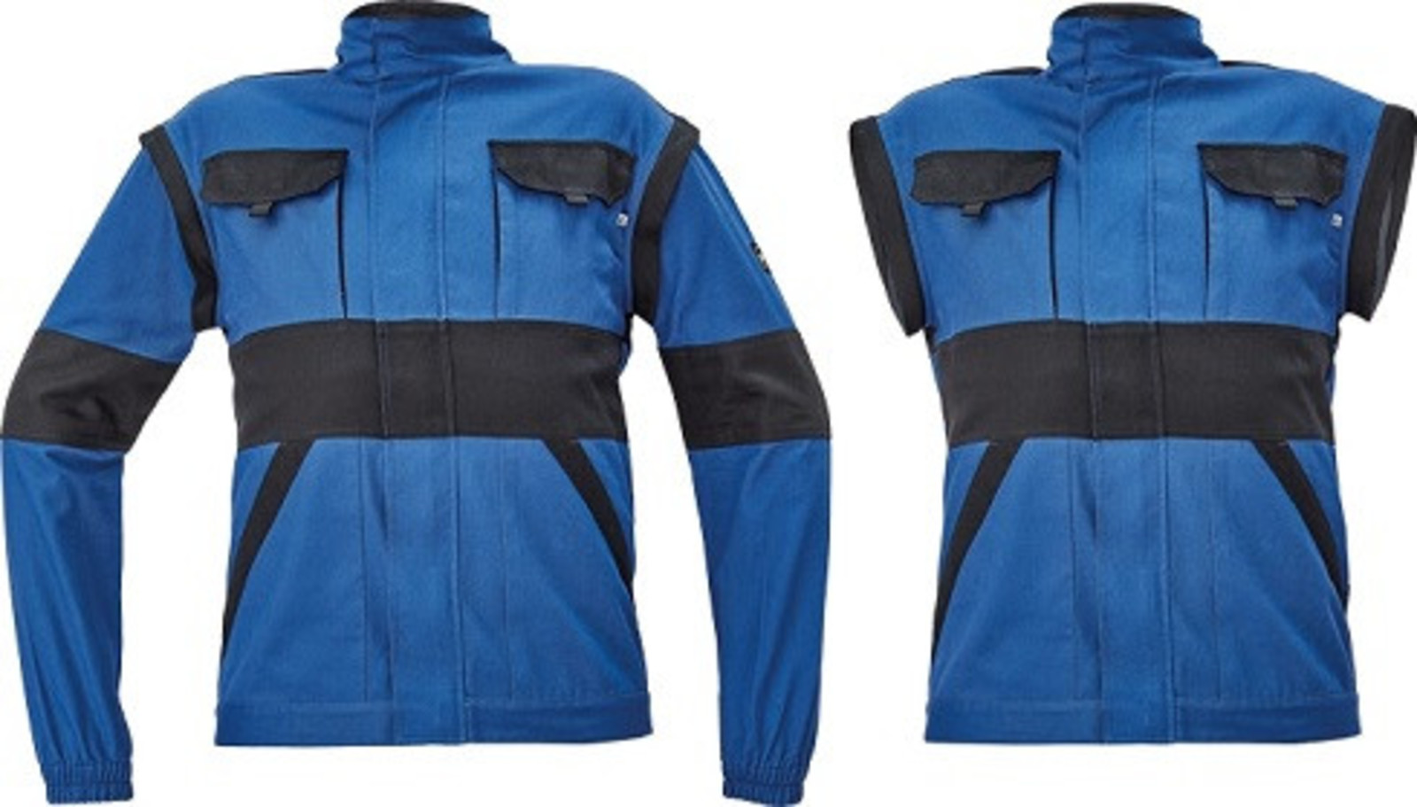 Bavlnená montérková bunda a vesta Cerva Max Neo 2v1 - veľkosť: 46, farba: modrá