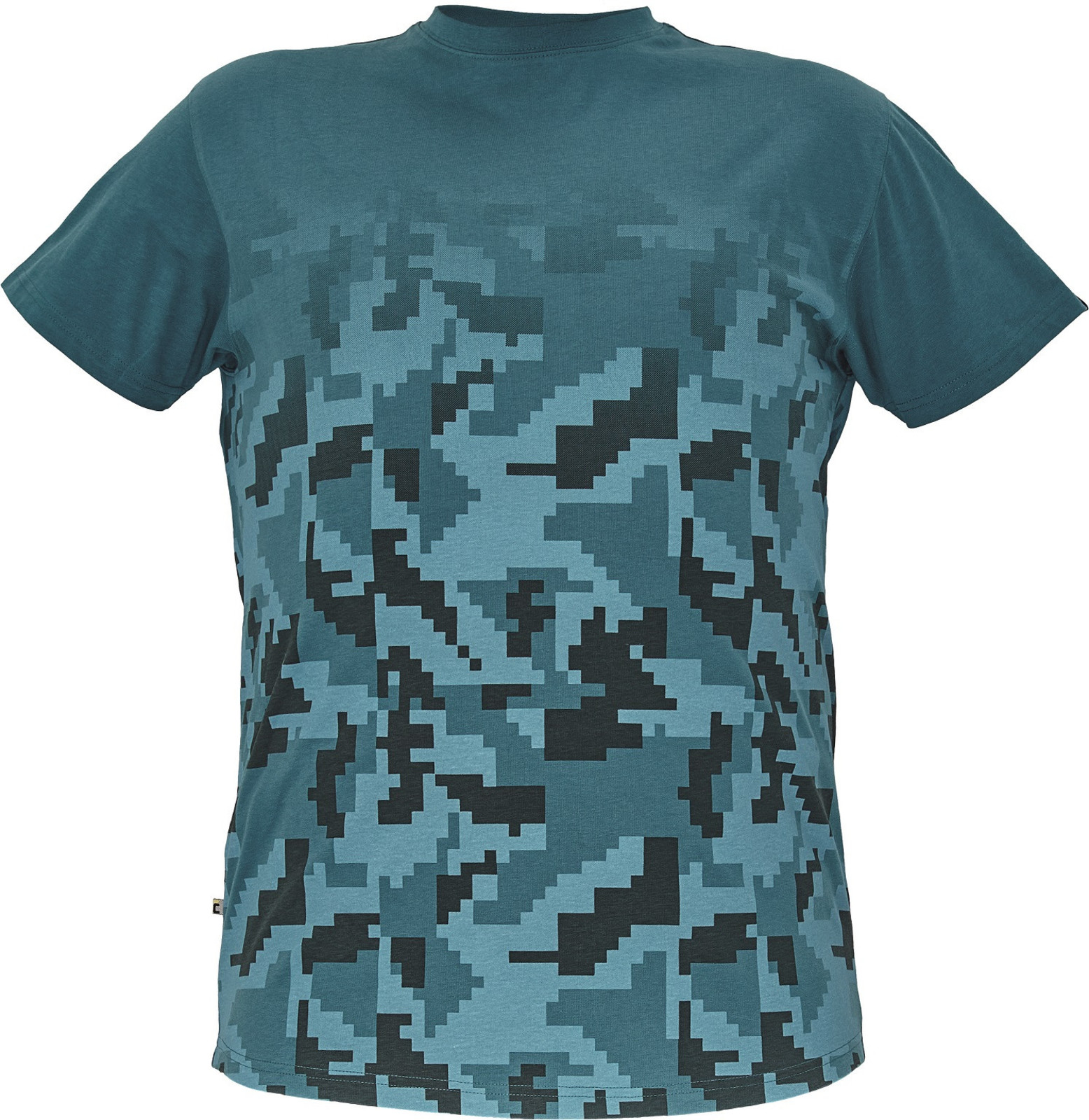 Bavlnené pracovné tričko Cerva Neurum - veľkosť: S, farba: petrolejová