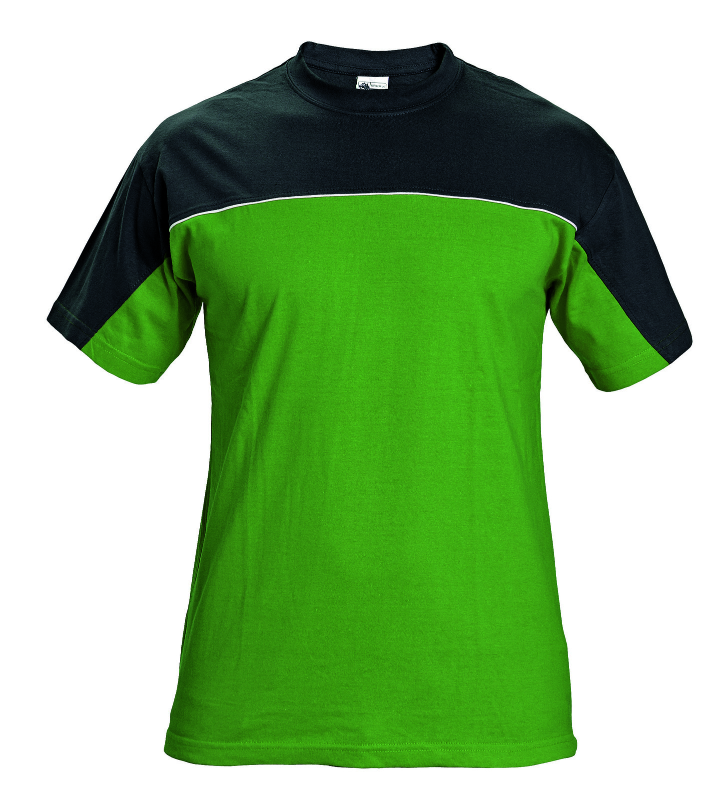 Bavlnené pracovné tričko Stanmore  - veľkosť: 3XL, farba: zelená/čierna