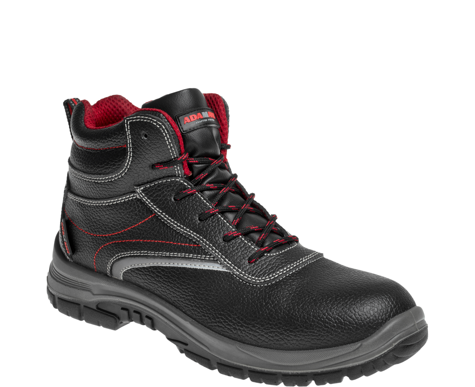 Bezpečnostná členková obuv Adamant Non Metallic S3 High SRC - veľkosť: 42, farba: čierna/červená