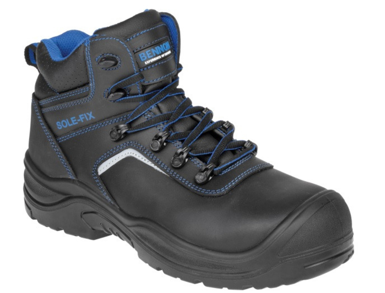 Bezpečnostná obuv Bennon Raptor S3 - veľkosť: 39, farba: čierna/modrá