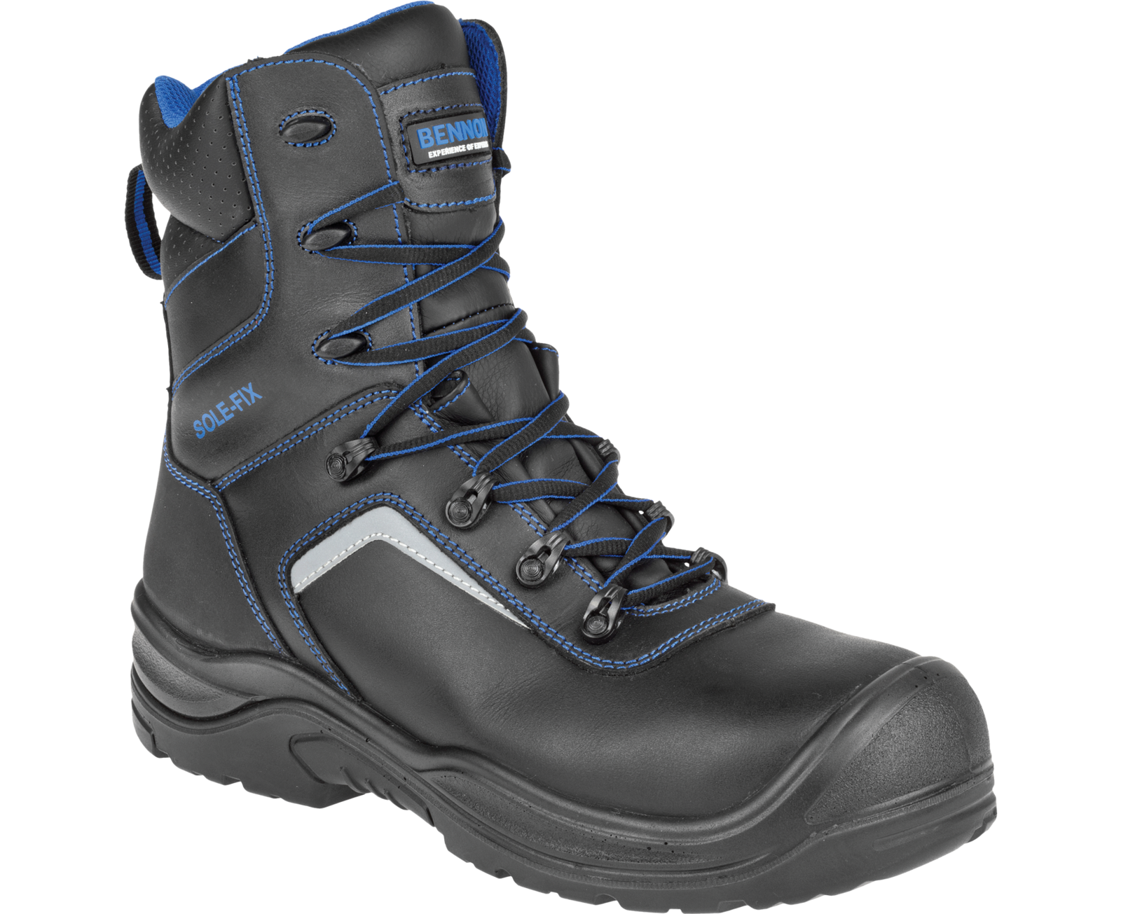 Bezpečnostná obuv Bennon Raptor S3 - veľkosť: 36, farba: čierna/modrá