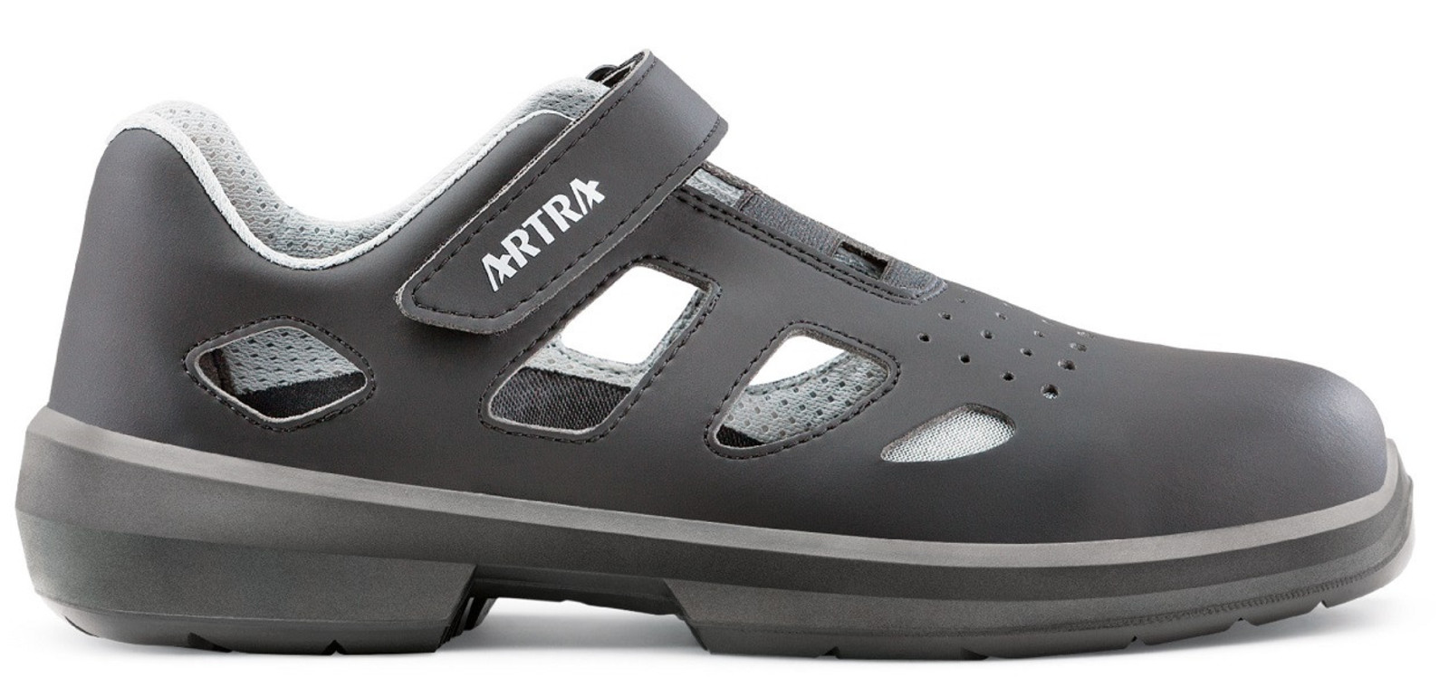 Bezpečnostné sandále Artra Ario 801 671460 S1P - veľkosť: 47, farba: čierna