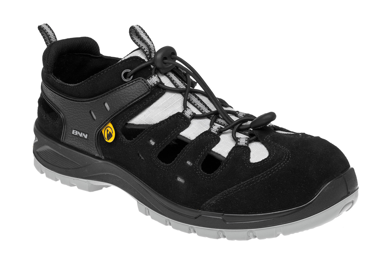 Bezpečnostné sandále Bennon Bombis Lite S1P ESD - veľkosť: 45, farba: sivá