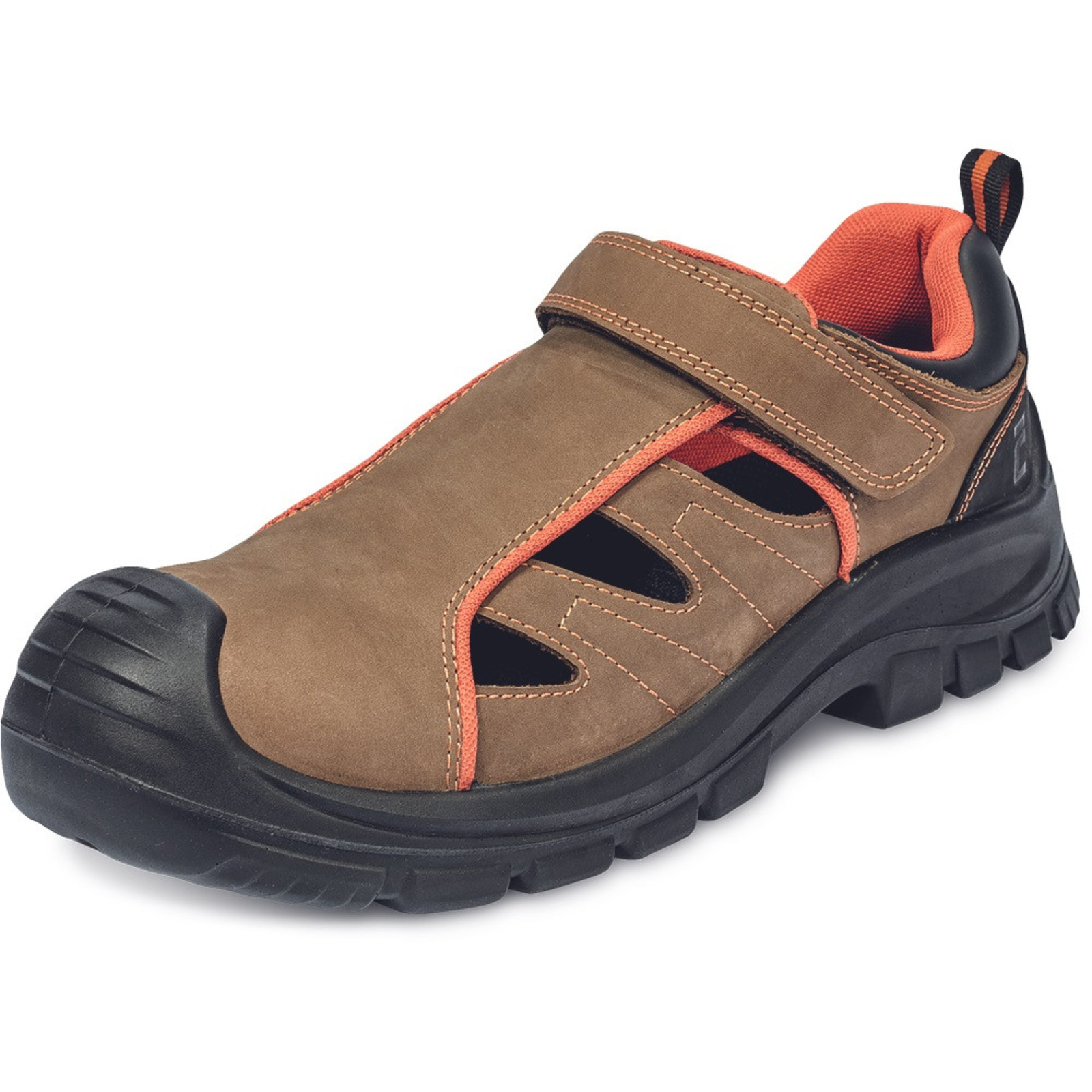 Bezpečnostné sandále Cerva Derril MF S1P SRC - veľkosť: 45, farba: hnedá