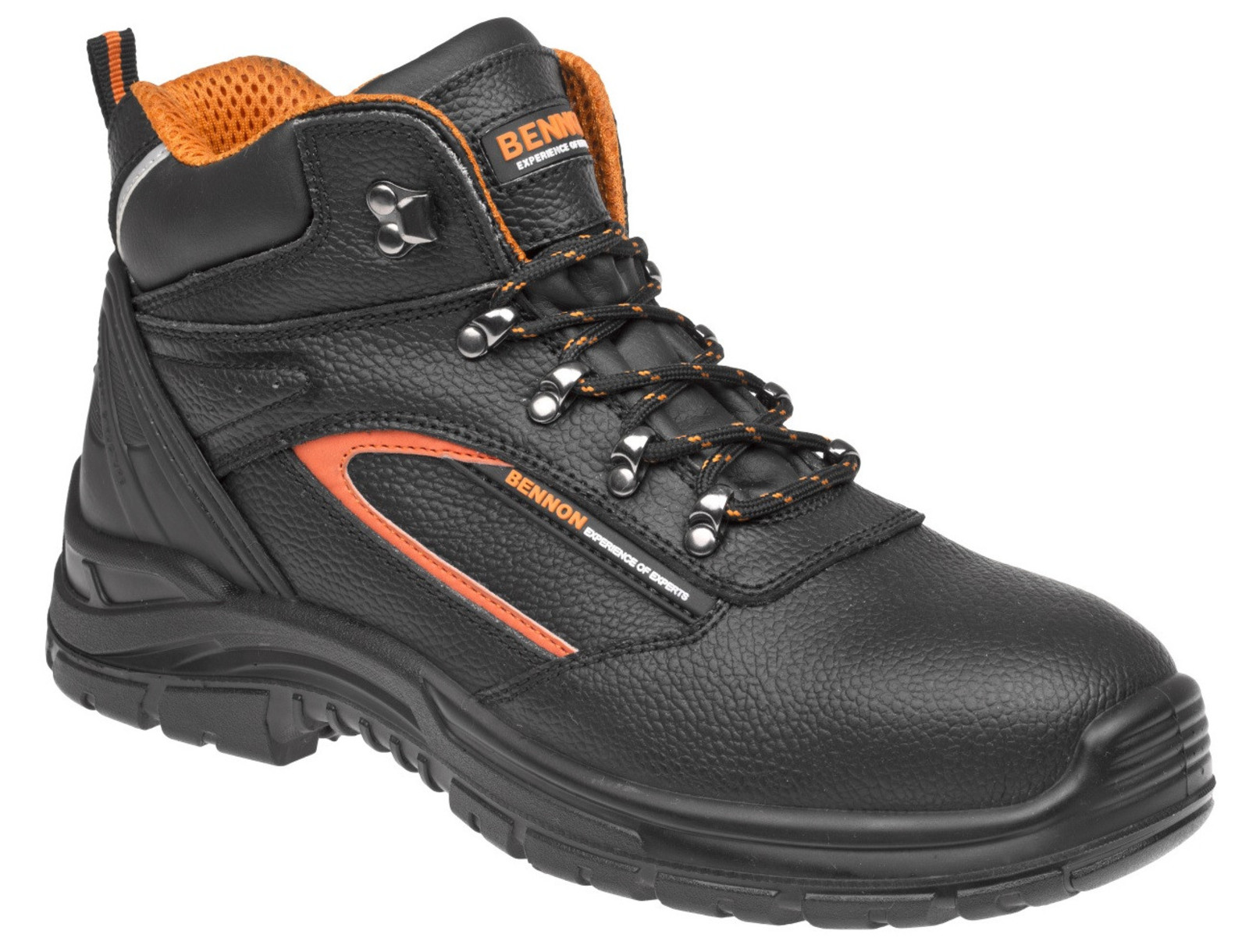 Bezpečnostné topánky Bennon Fortis S3 s membránou - veľkosť: 37, farba: čierna