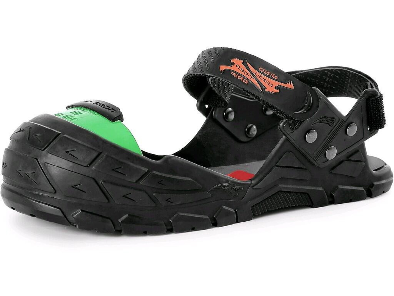 Bezpečnostný návlek na obuv CXS Visitor Integral S1P - veľkosť: XL, farba: čierna/zelená