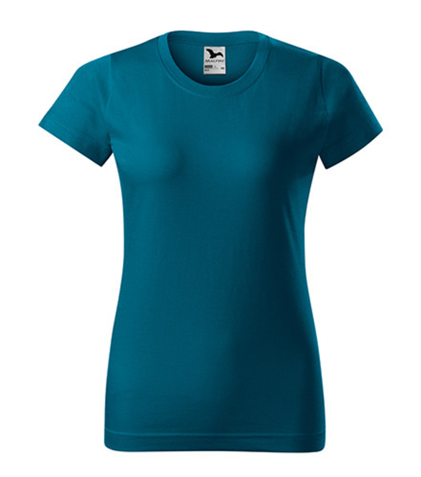 Dámske tričko Malfini Basic 134 - veľkosť: M, farba: petrolejová modrá