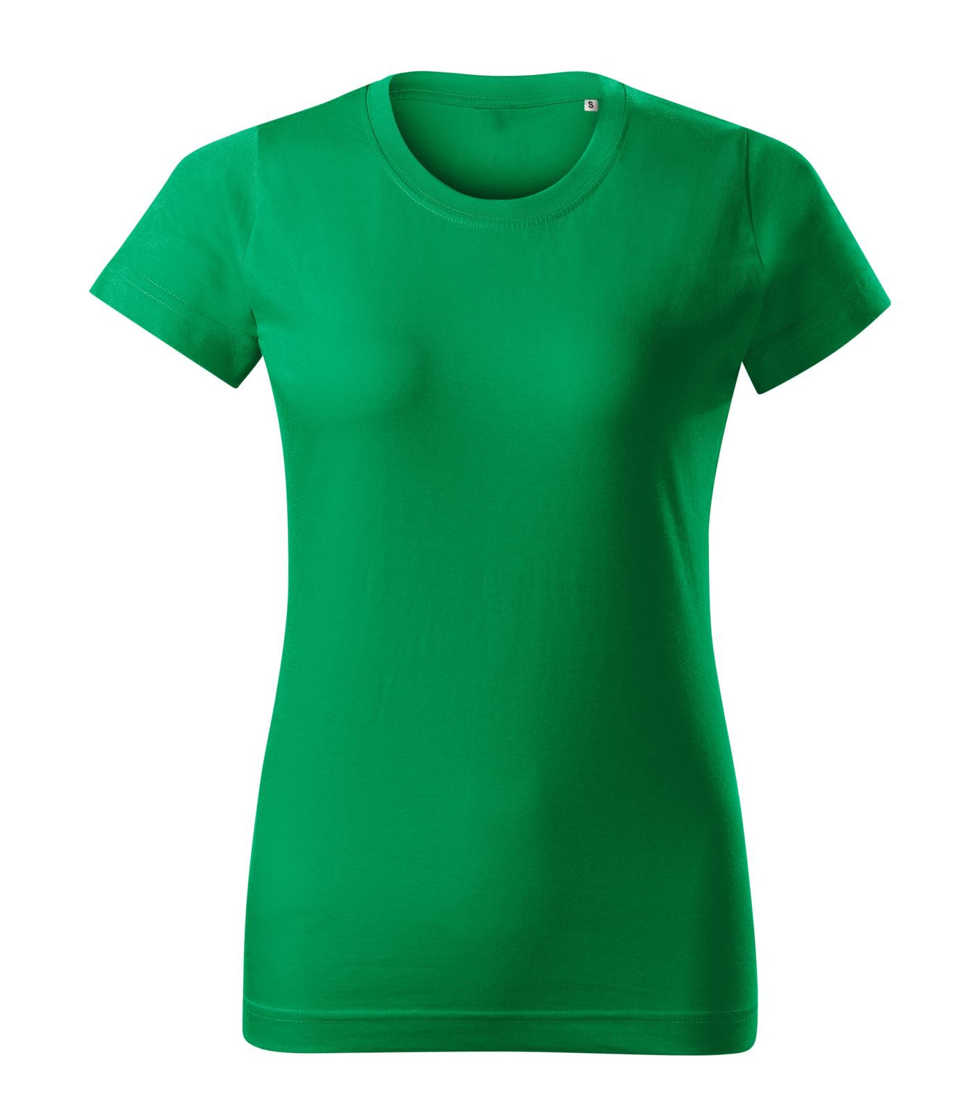 Dámske tričko Malini Basic Free F34 - veľkosť: XS, farba: trávová zelená