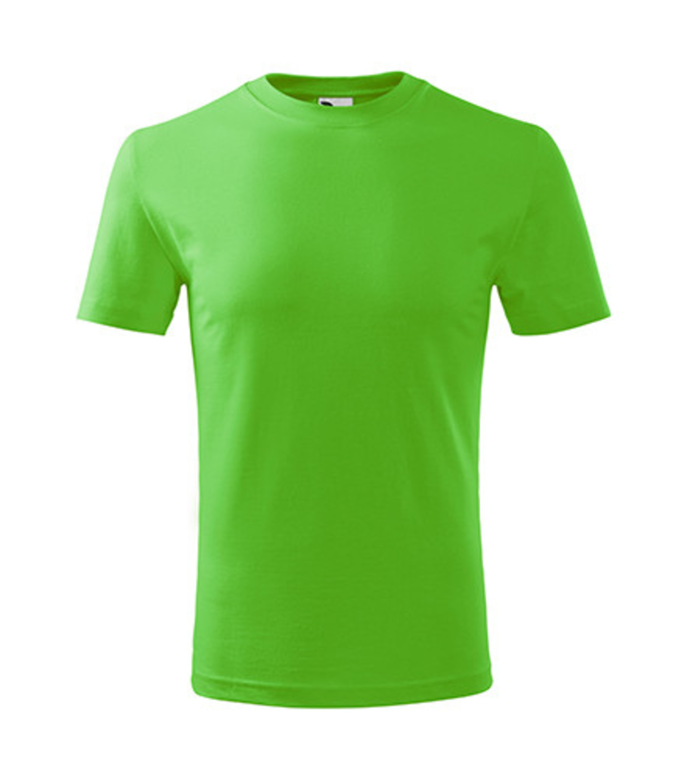 Detské tričko Malfini Classic New 135 - veľkosť: 110, farba: zelené jablko