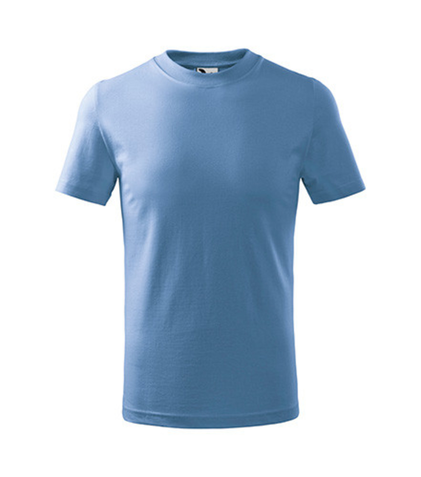 Detské tričko Malfini Basic 138 - veľkosť: 146, farba: nebesky modrá