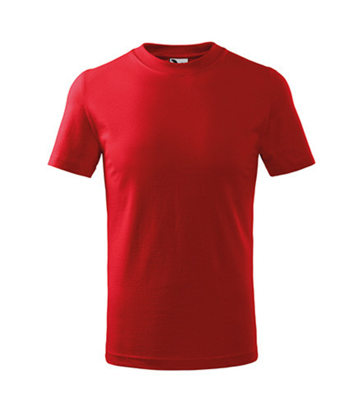 Detské tričko Malfini Basic 138 - veľkosť: 134, farba: červená