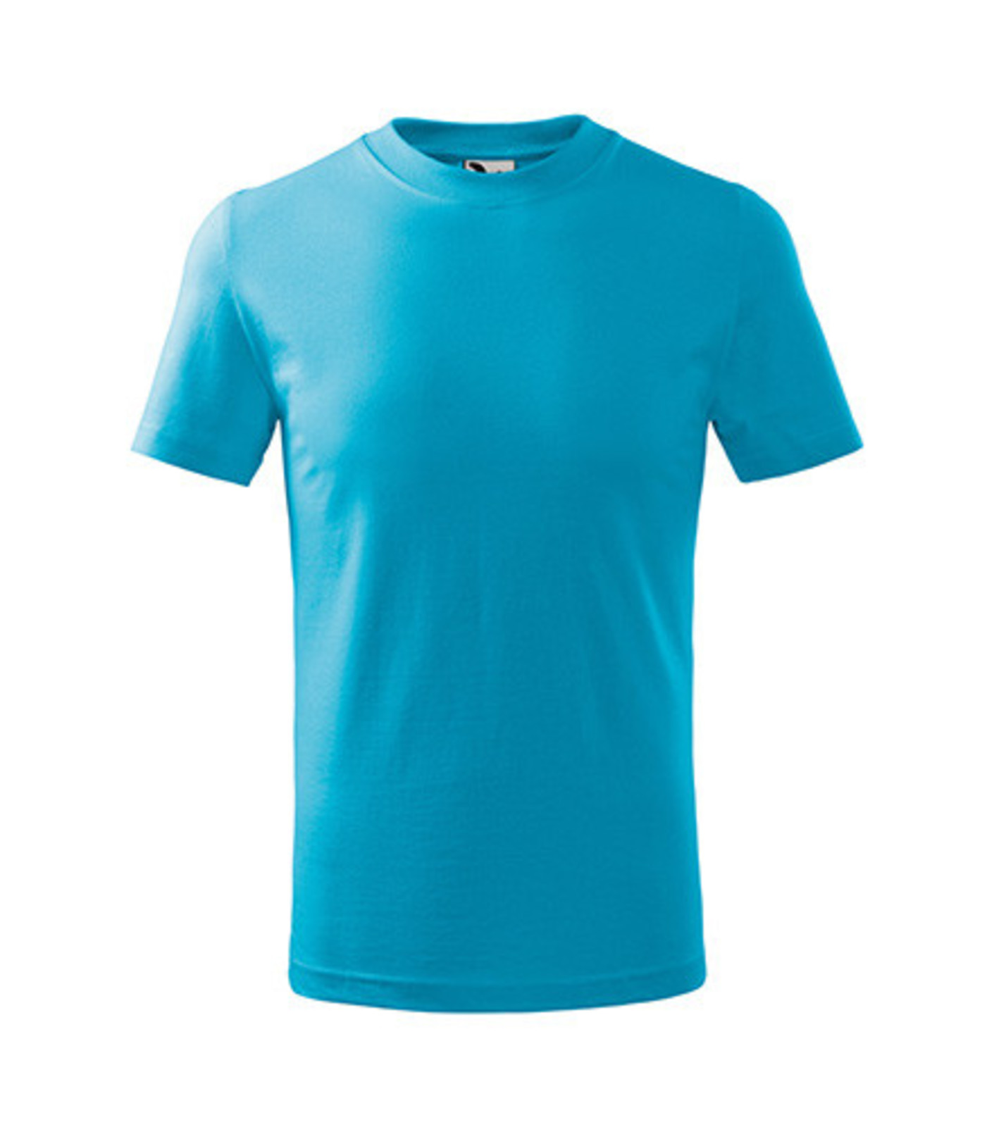 Detské tričko Malfini Basic 138 - veľkosť: 122, farba: tyrkysová