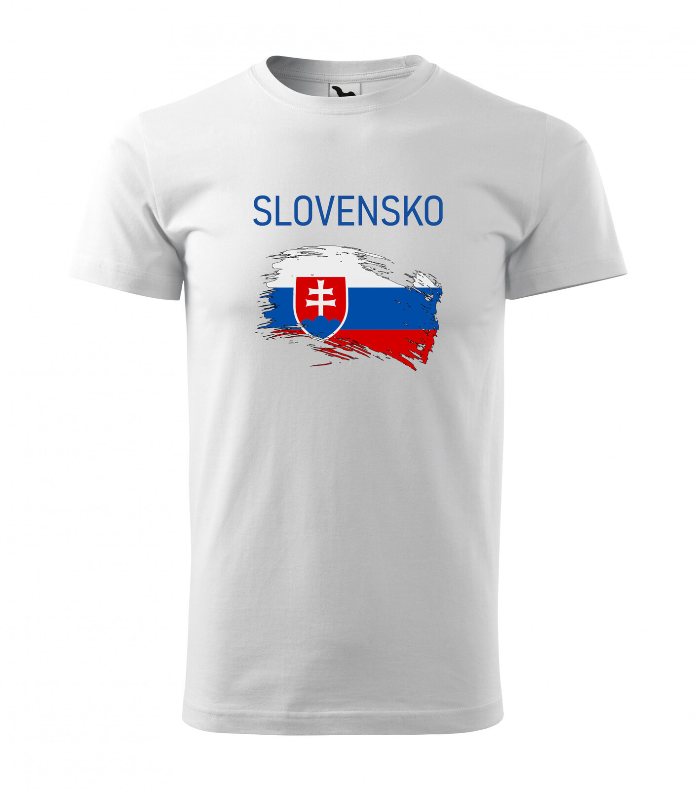 Detské tričko Slovensko - veľkosť: 110, farba: biela