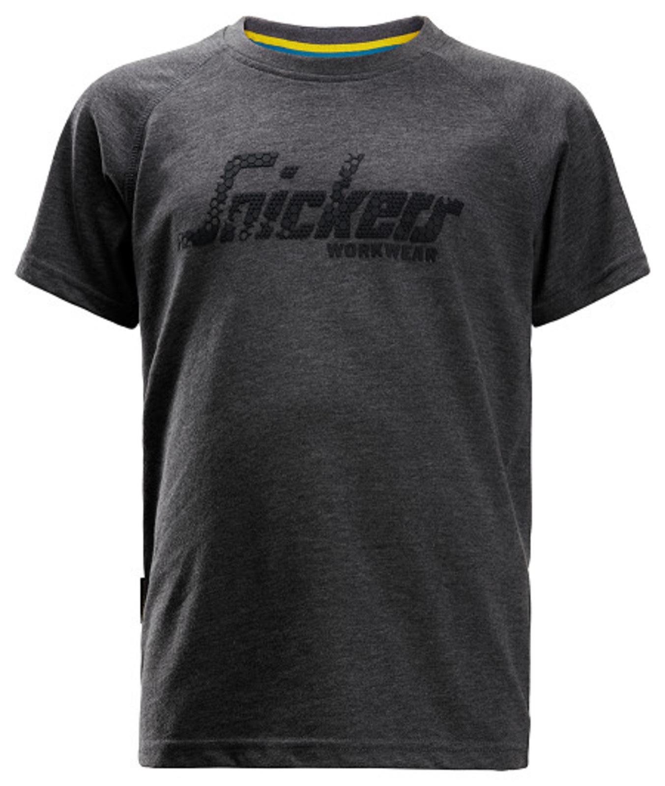 Detské tričko Snickers® s logom - veľkosť: 158/164, farba: sivá