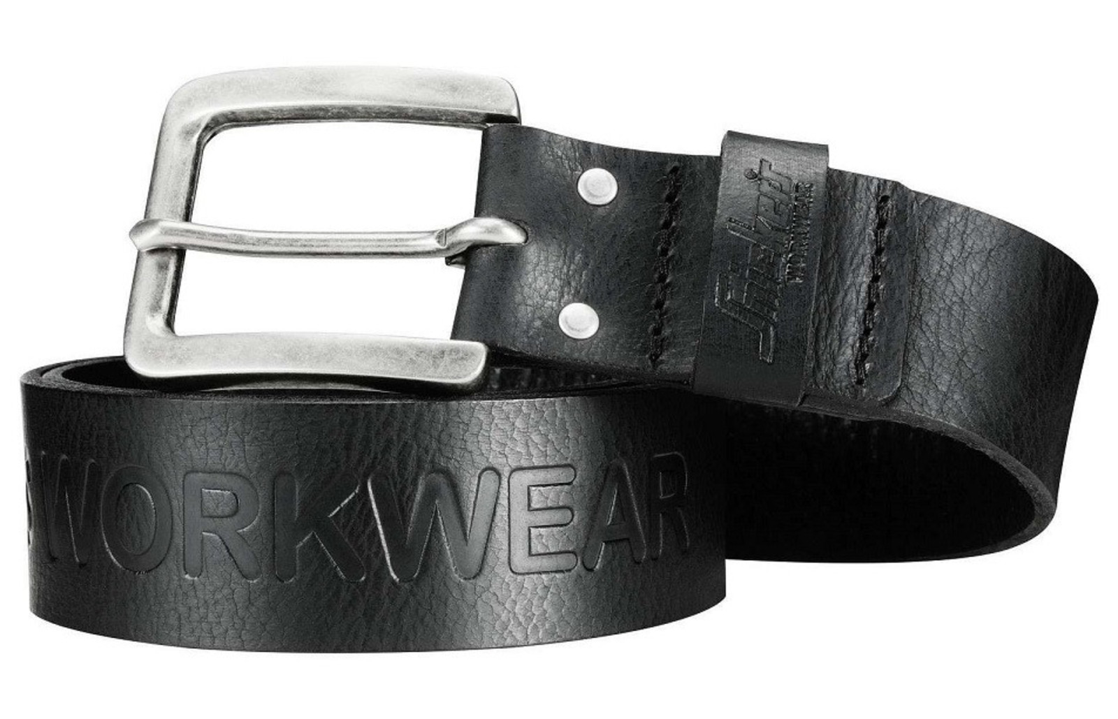 Kožený opasok Snickers® Workwear - veľkosť: L, farba: čierna