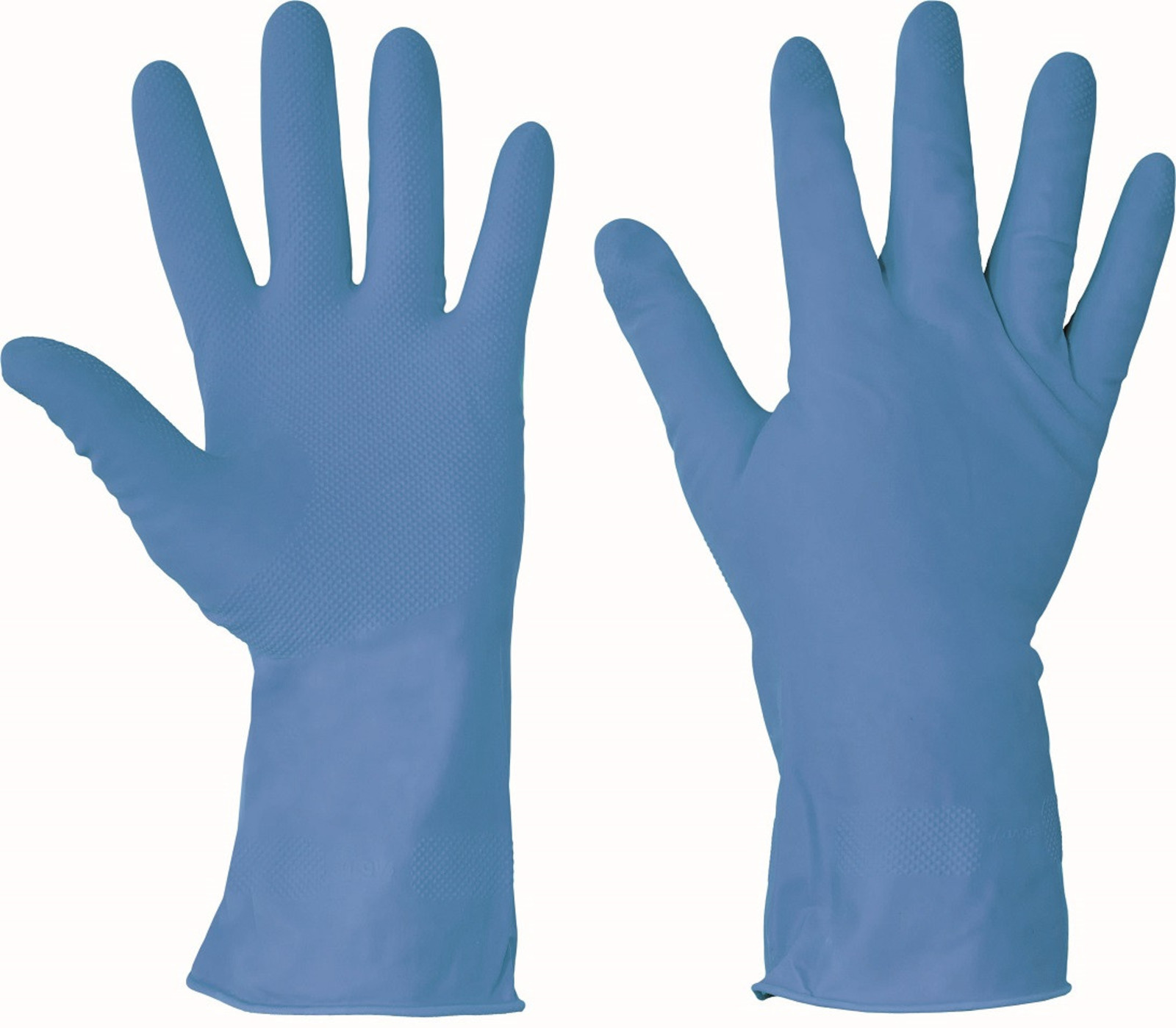 Latexové rukavice Starling Blue - veľkosť: 10/XL, farba: modrá