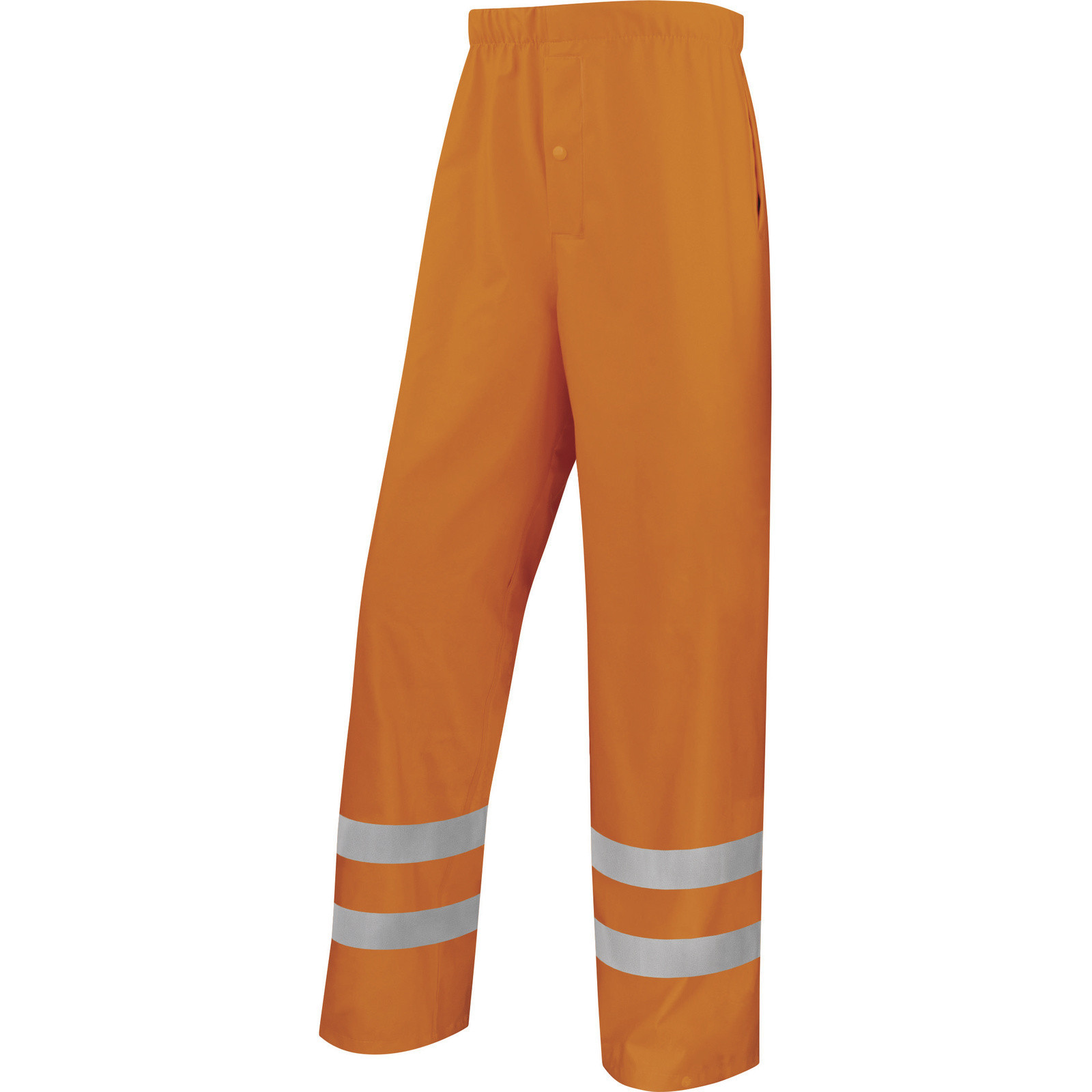 Nepremokavé reflexné nohavice Delta Plus - veľkosť: S, farba: oranžová