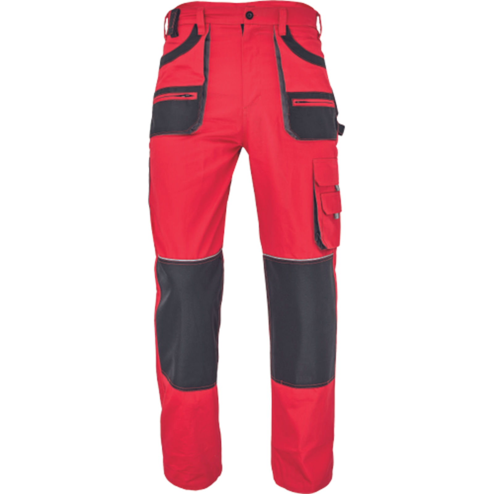 Odolné pracovné nohavice Cerva FF Hans - veľkosť: 50, farba: antracit/červená