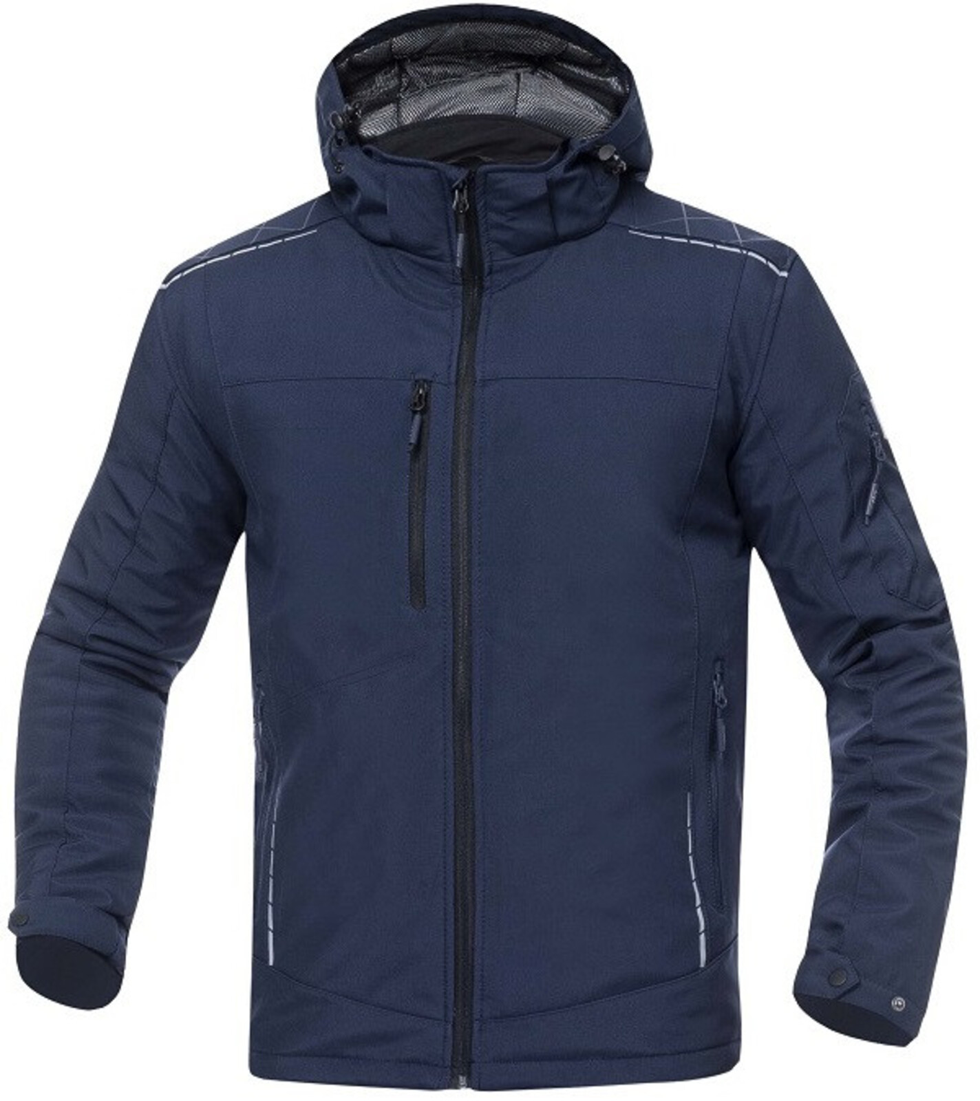Pánska zimná softshellová bunda Ardon Vision - veľkosť: 5XL, farba: tmavo modrá