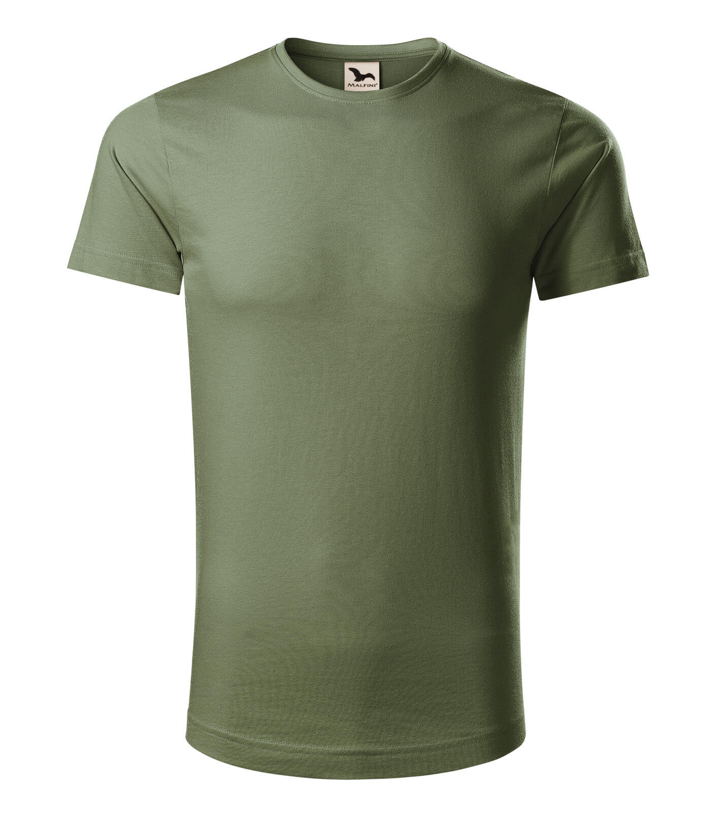 Pánske bavlnené tričko Malfini Origin 171 - veľkosť: L, farba: khaki