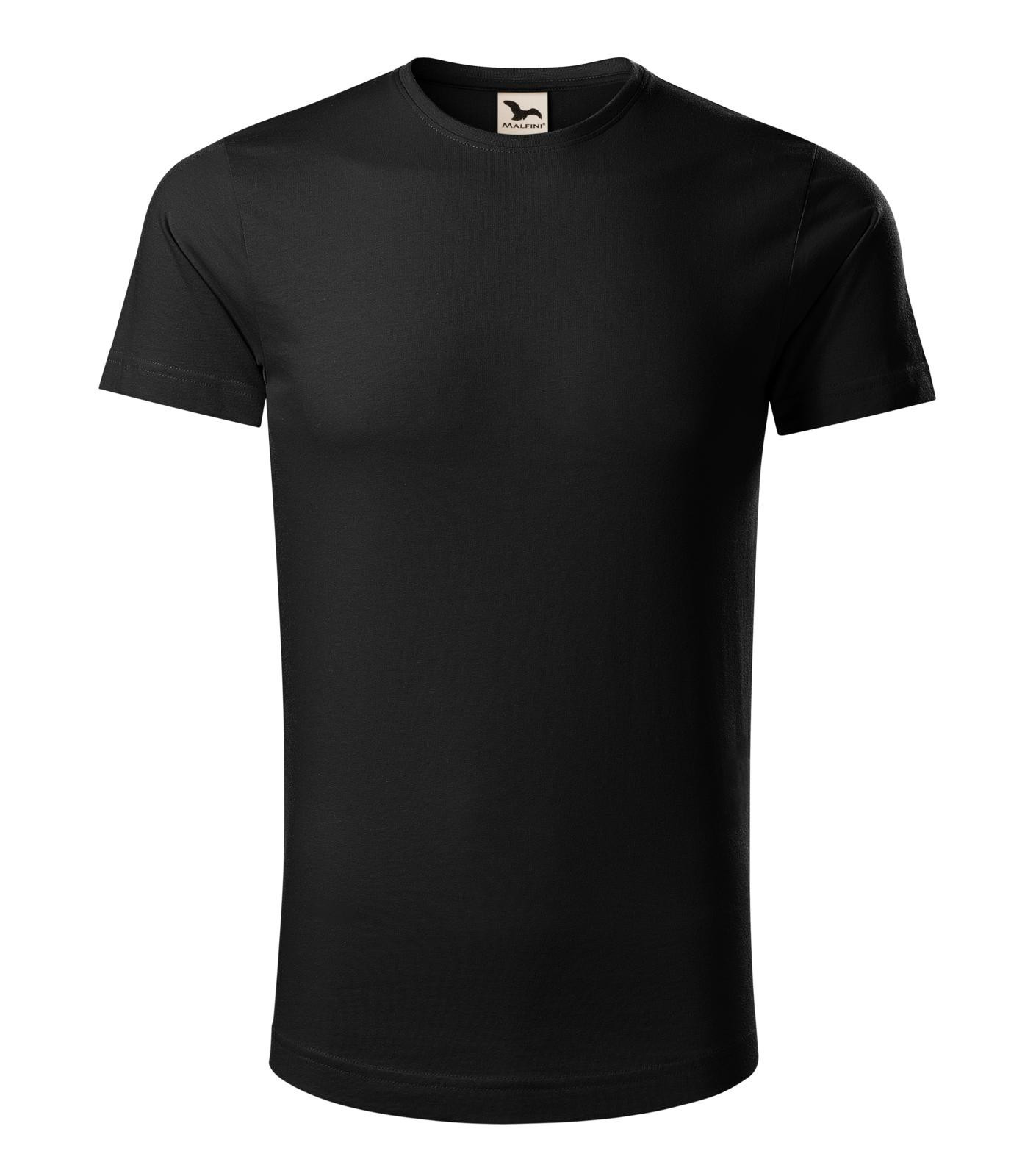 Pánske bavlnené tričko Malfini Origin 171 - veľkosť: XXL, farba: čierna