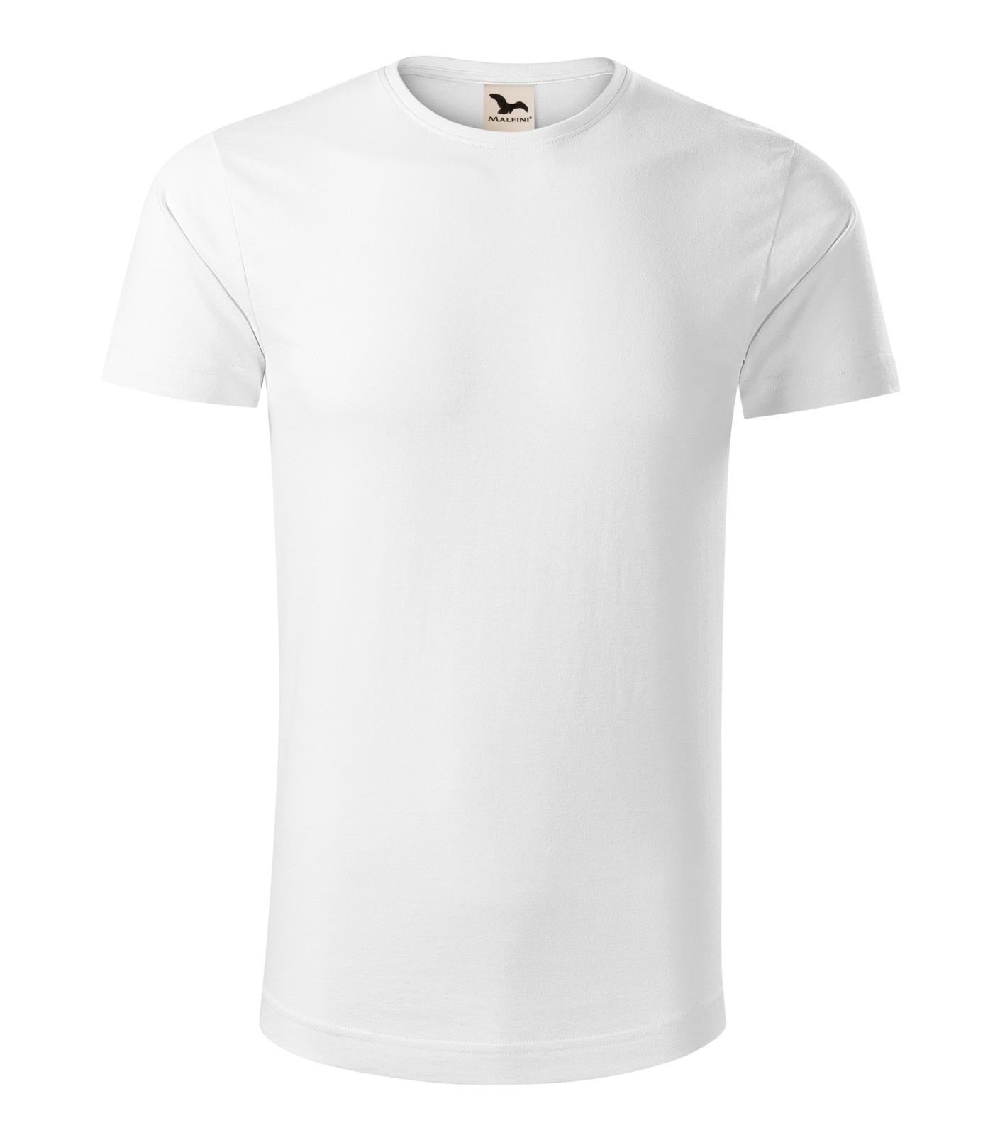 Pánske bavlnené tričko Malfini Origin 171 - veľkosť: 3XL, farba: biela
