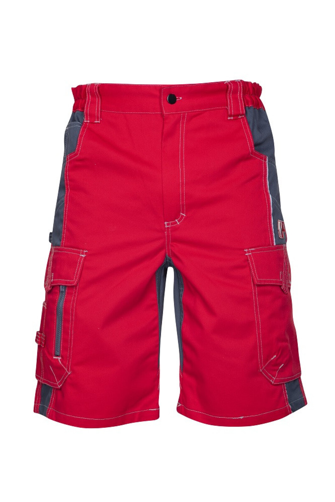 Pánske montérkové šortky Ardon Vision - veľkosť: 52, farba: červená/sivá