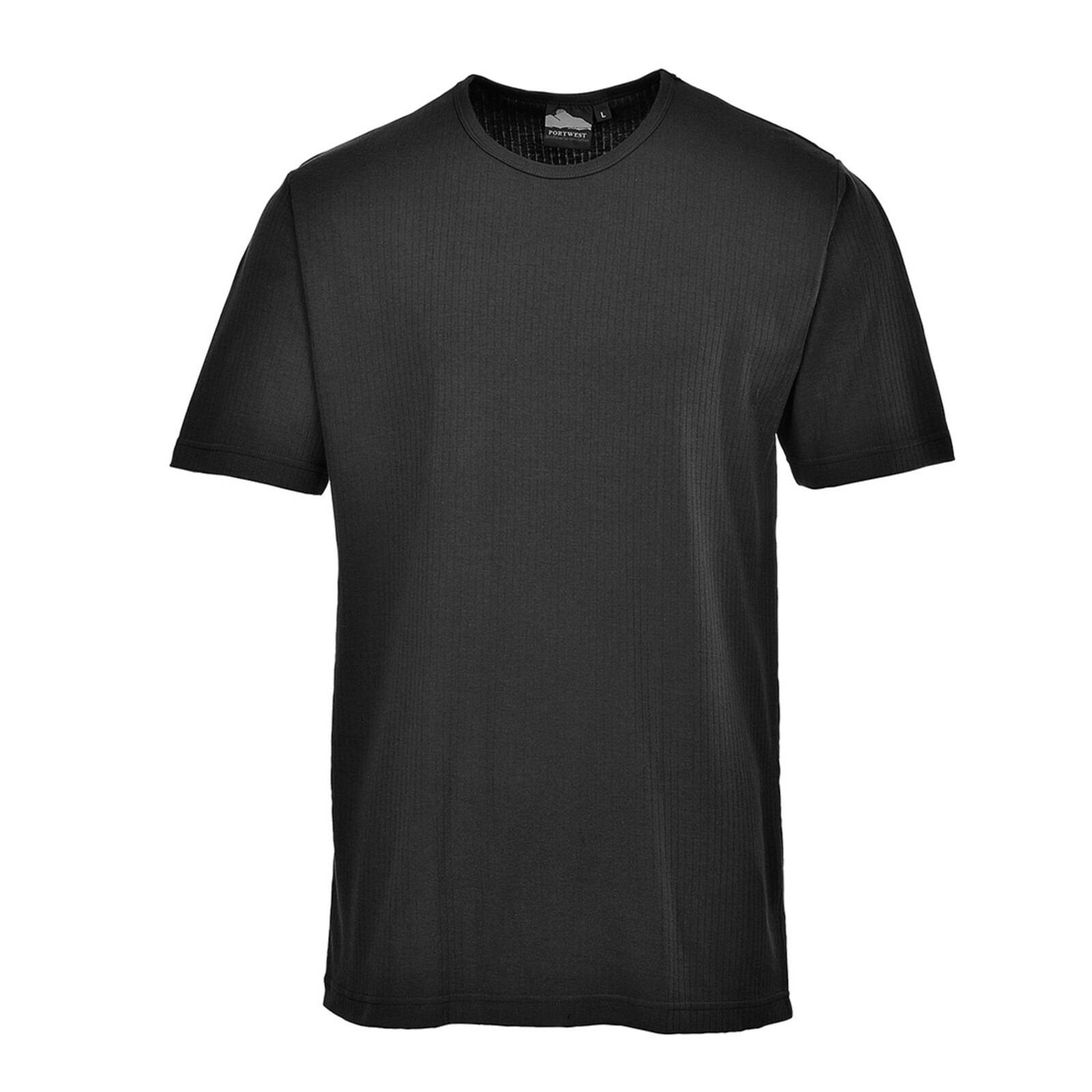 Pánske termo tričko s krátkym rukávom Portwest Thermal B121 - veľkosť: M, farba: čierna