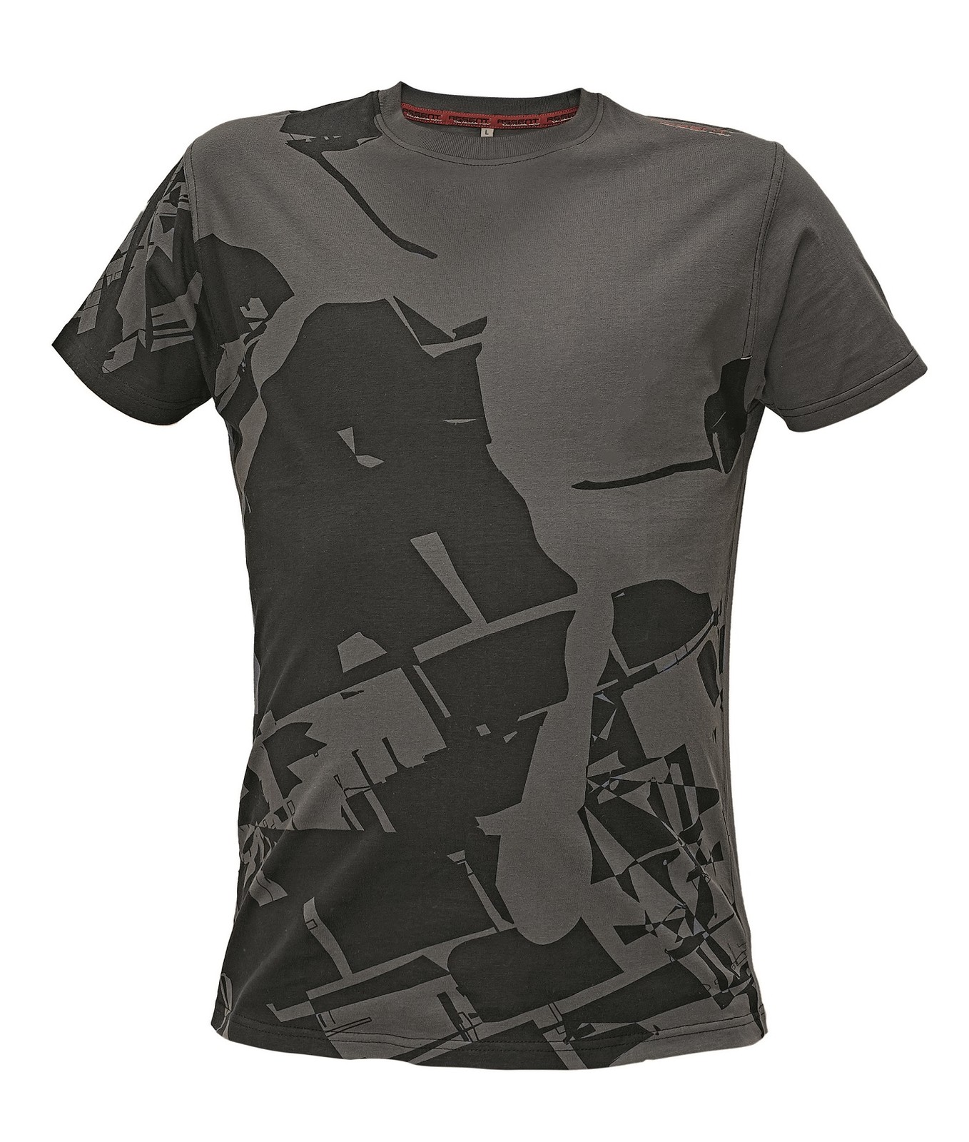 Pánske tričko s krátkym rukávom Timaru - veľkosť: S, farba: sivá