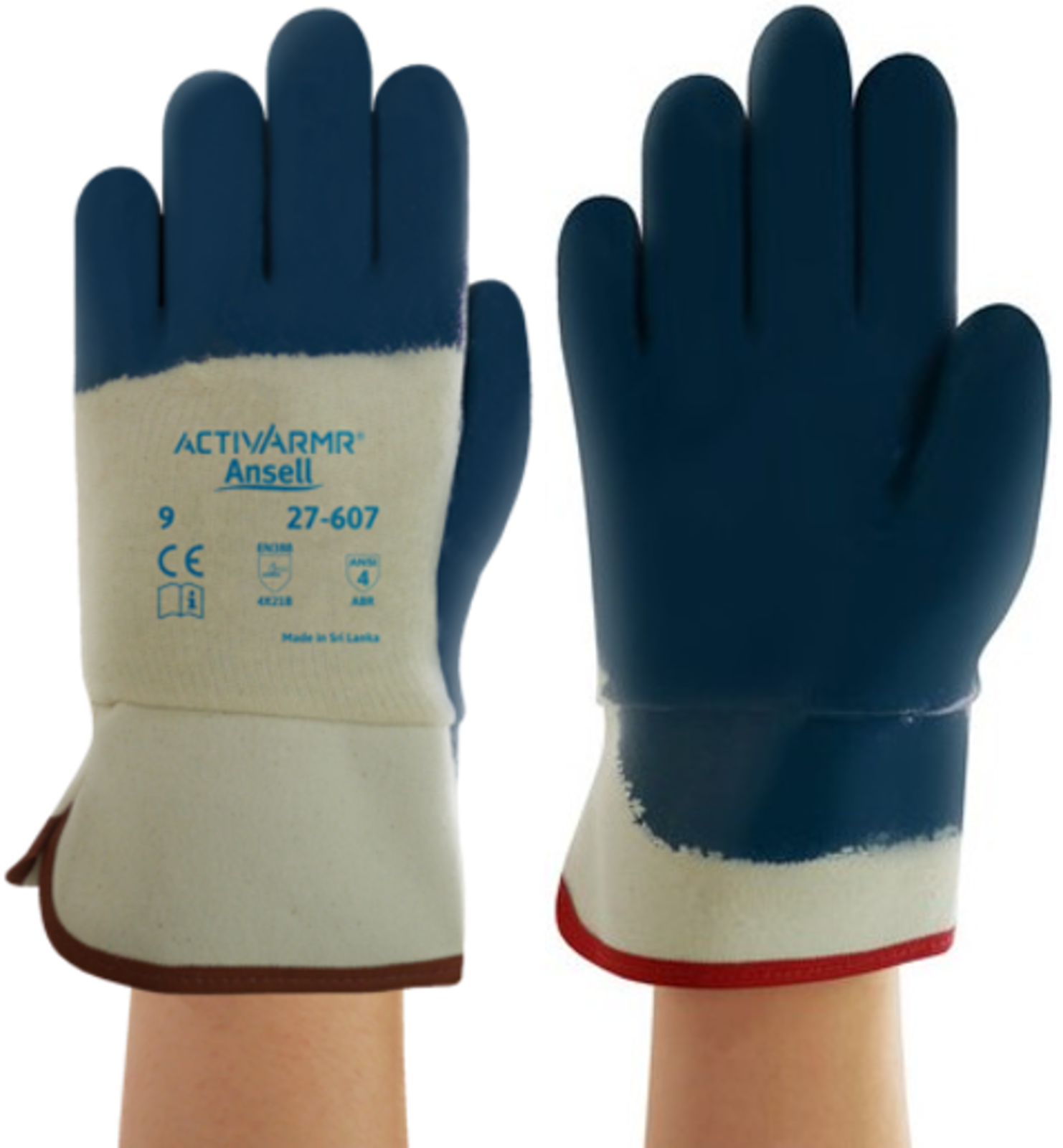 Polomáčané rukavice Ansell 27-607 Hycron  - veľkosť: 10/XL