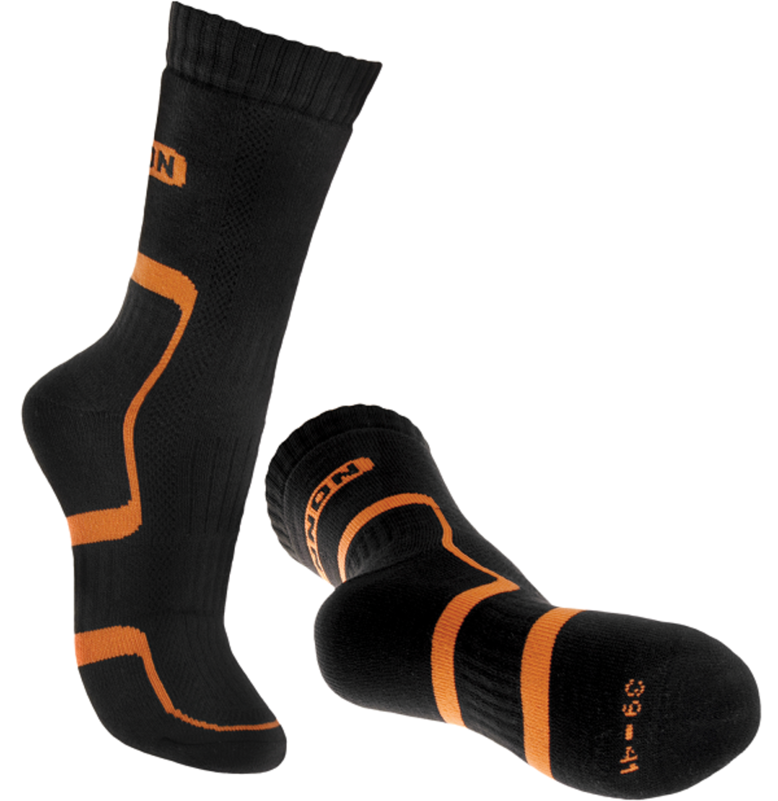 Ponožky Bennon Trek  - veľkosť: 48-49, farba: čierna/oranžová