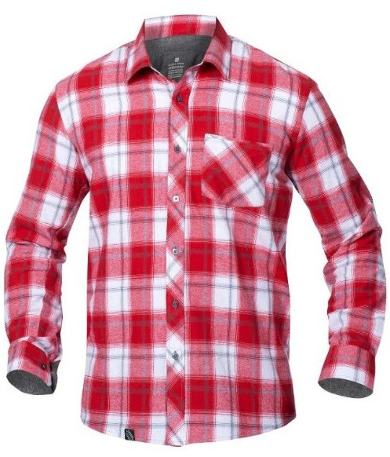 Pracovná flanelová košeľa ARDON® Optiflannel - veľkosť: S, farba: červená