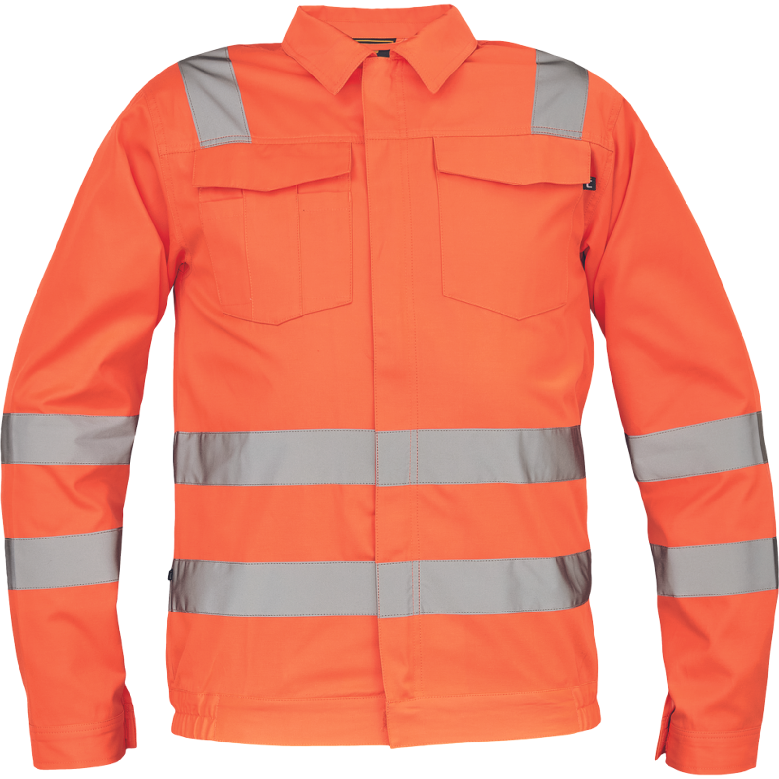 Pracovná montérková bunda Cerva Malaga - veľkosť: 52, farba: oranžová