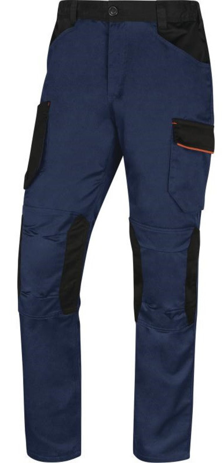 Pracovné nohavice Delta Plus Mach 2 - veľkosť: XXL, farba: nám. modrá/oranžová