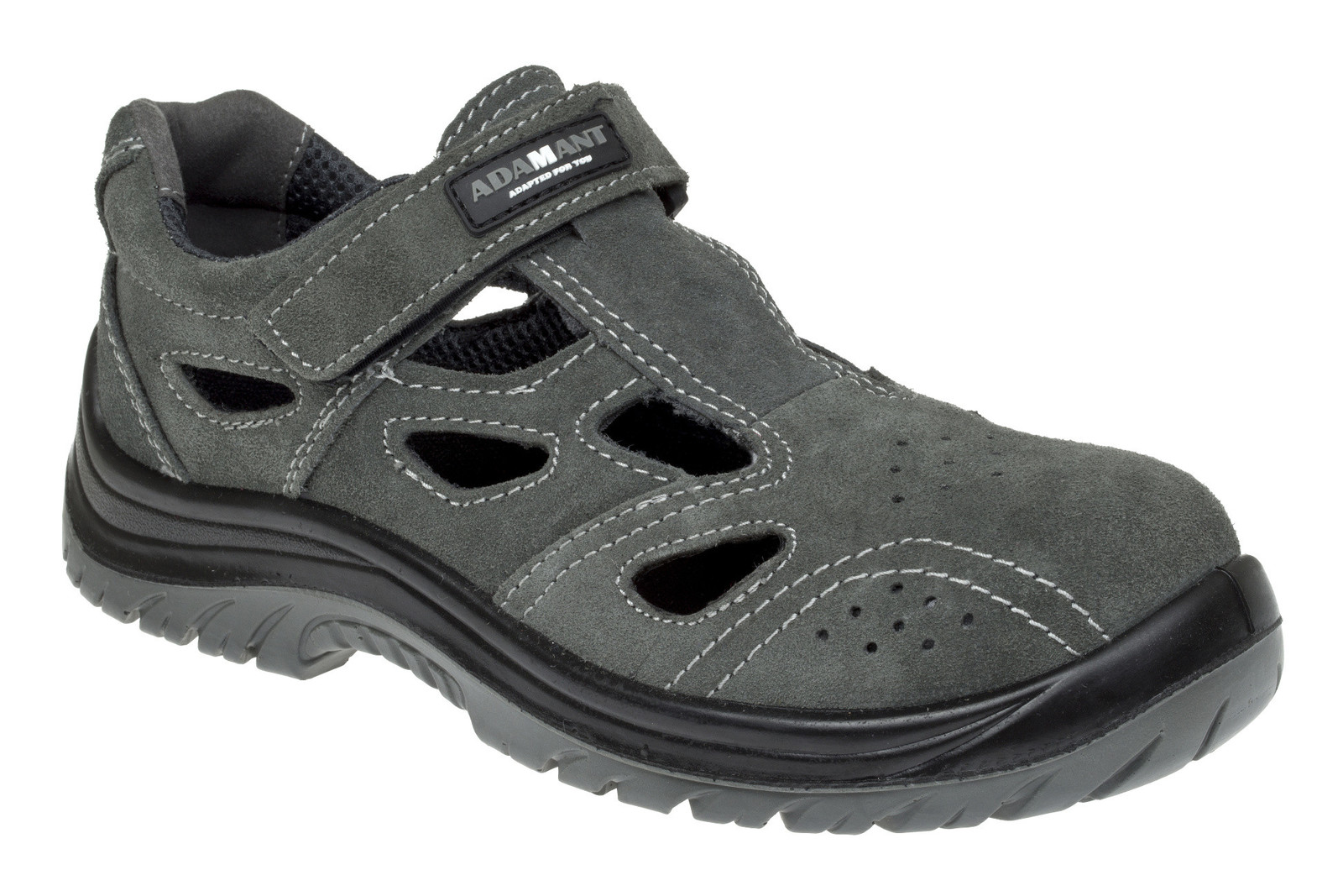 Pracovné sandále Adamant Taylor O1 - veľkosť: 46, farba: sivá