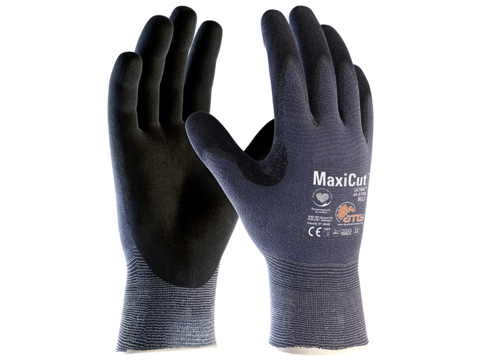 Protiporézne rukavice ATG MaxiCut Ultra 44-3745 - veľkosť: 6/XS, farba: modrá