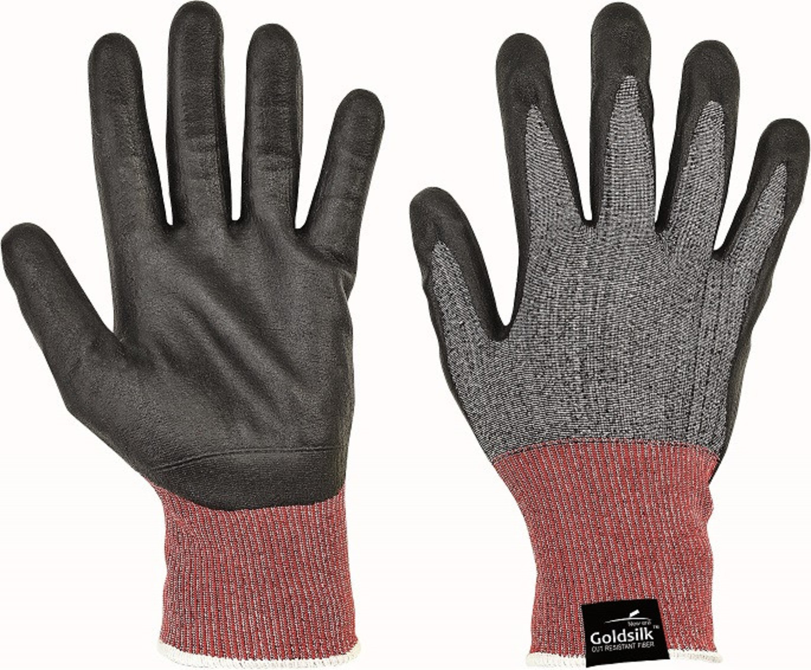 Protiporézne rukavice Free Hand Parva - veľkosť: 7/S, farba: sivá/čierna