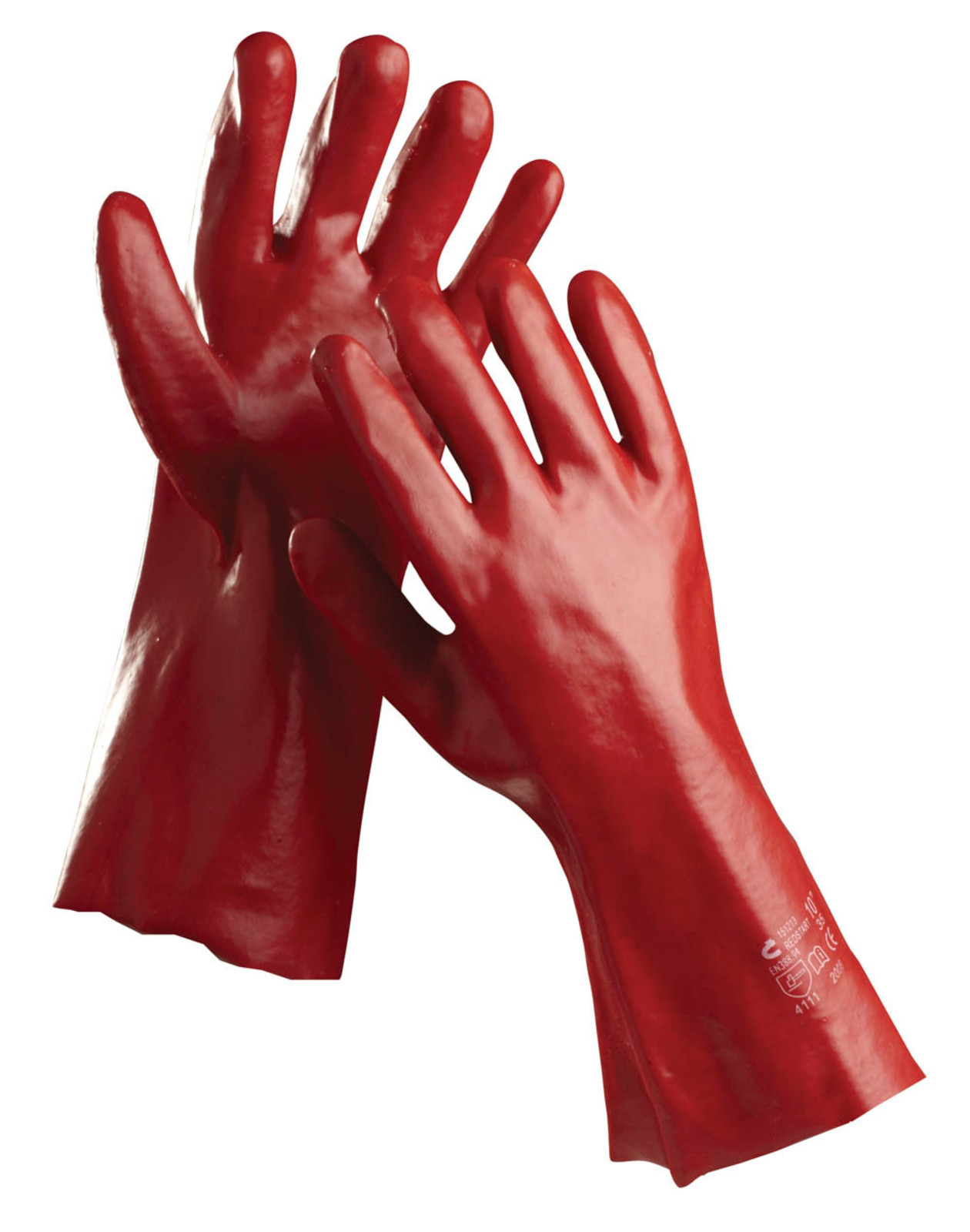 PVC pracovné rukavice Redstart (45 cm)  - veľkosť: 10/XL