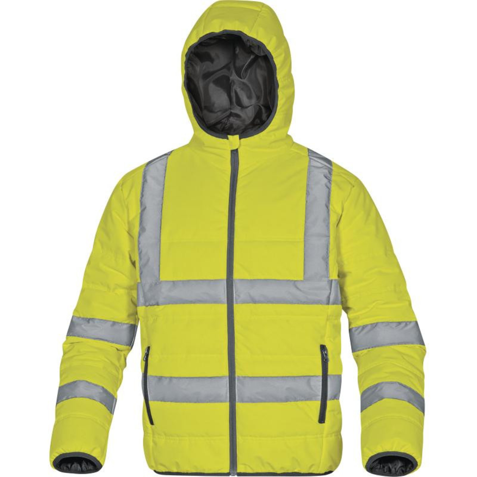 Reflexná bunda Delta Plus Doon HV - veľkosť: XXL, farba: fluorescenčno žltá