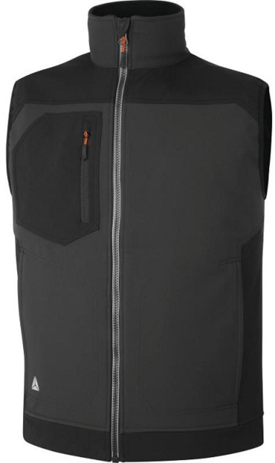 Softshellová vesta Delta Plus Holen - veľkosť: S, farba: sivá/čierna
