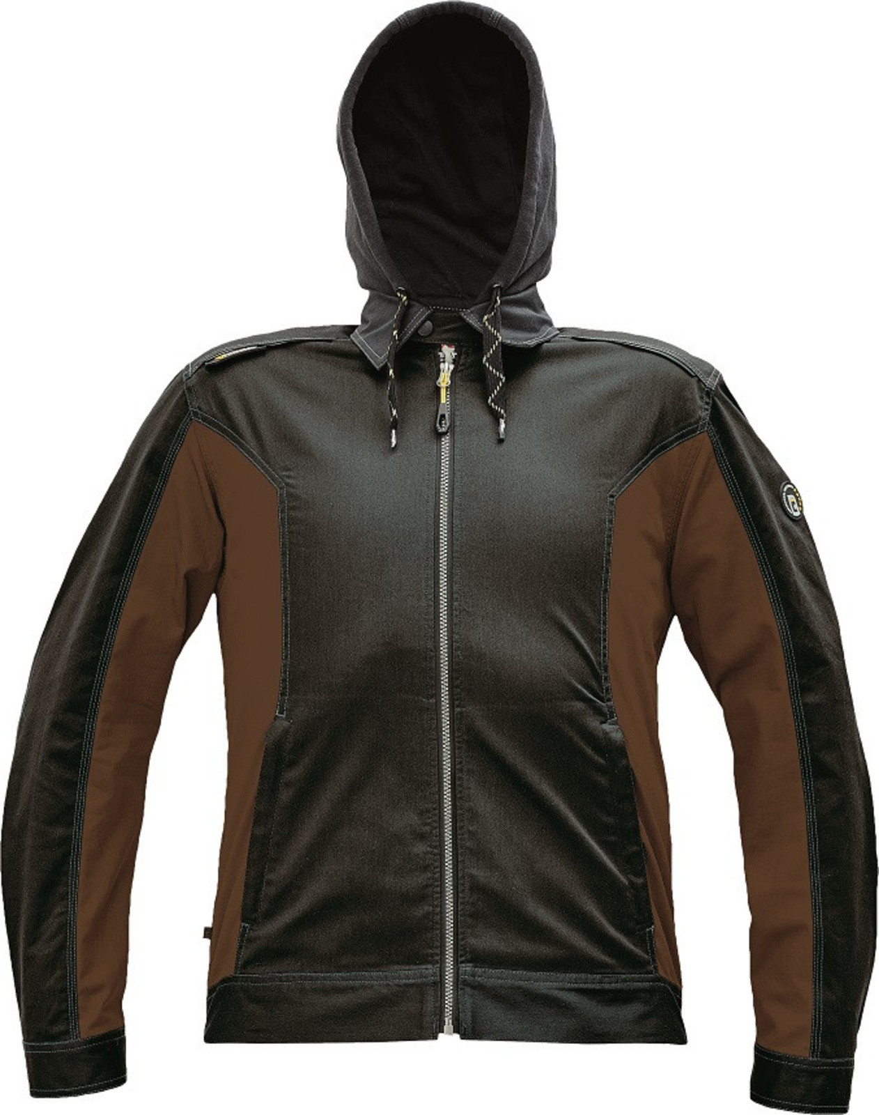Strečová pracovná bunda Cerva Dayboro - veľkosť: 50, farba: tmavo hnedá