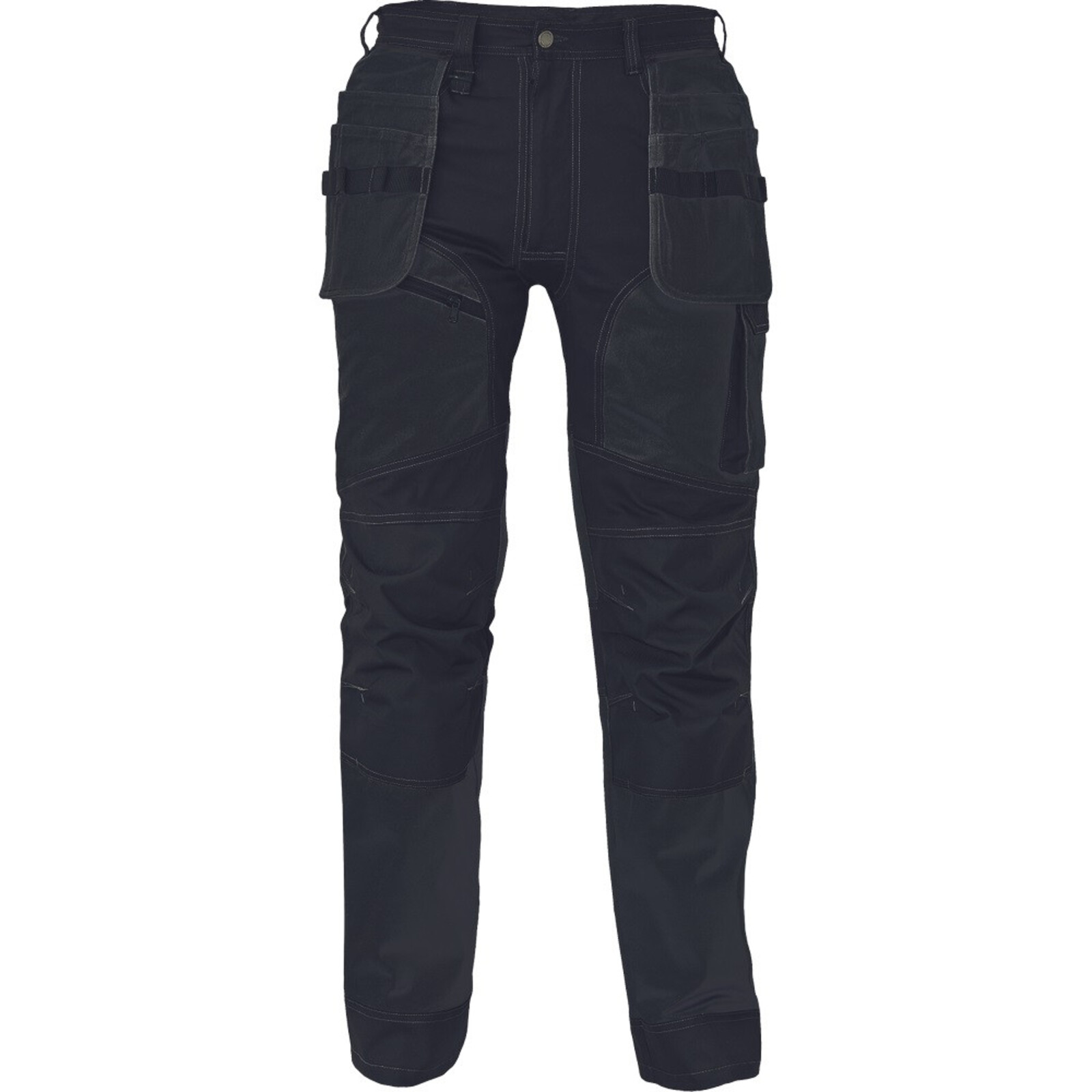 Strečové pracovné nohavice Cerva Keilor - veľkosť: 52, farba: čierna
