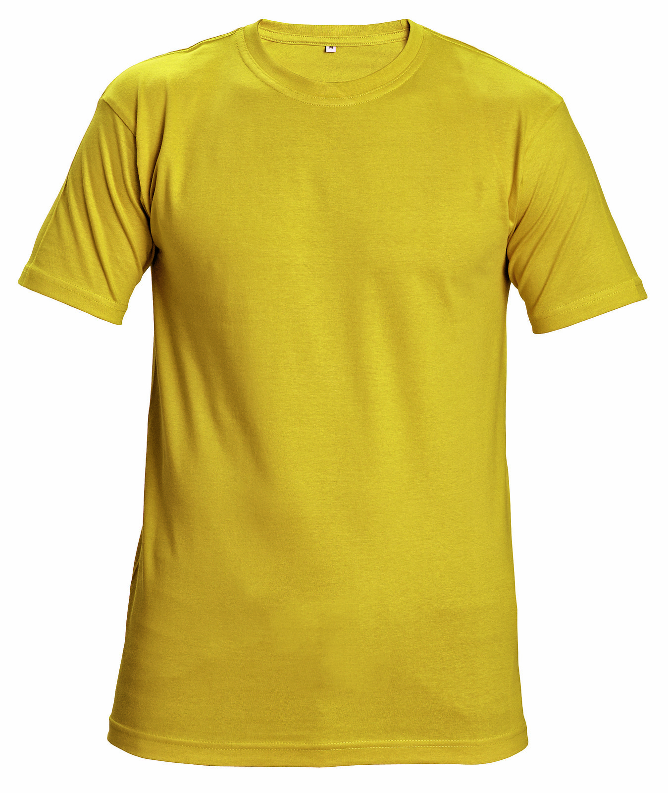 Tričko s krátkym rukávom Teesta unisex - veľkosť: S, farba: žltá