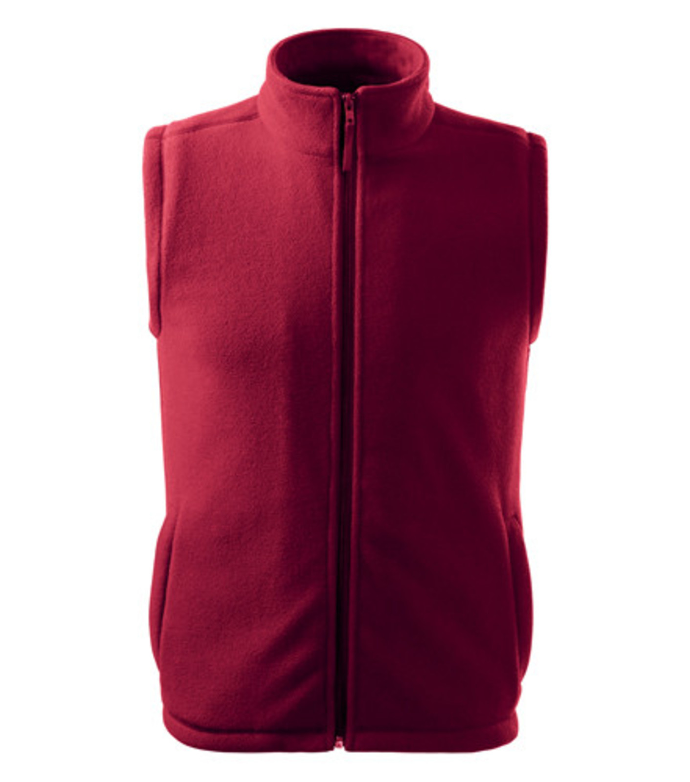 Unisex fleecová vesta Rimeck Next 518 - veľkosť: XL, farba: marlboro červená