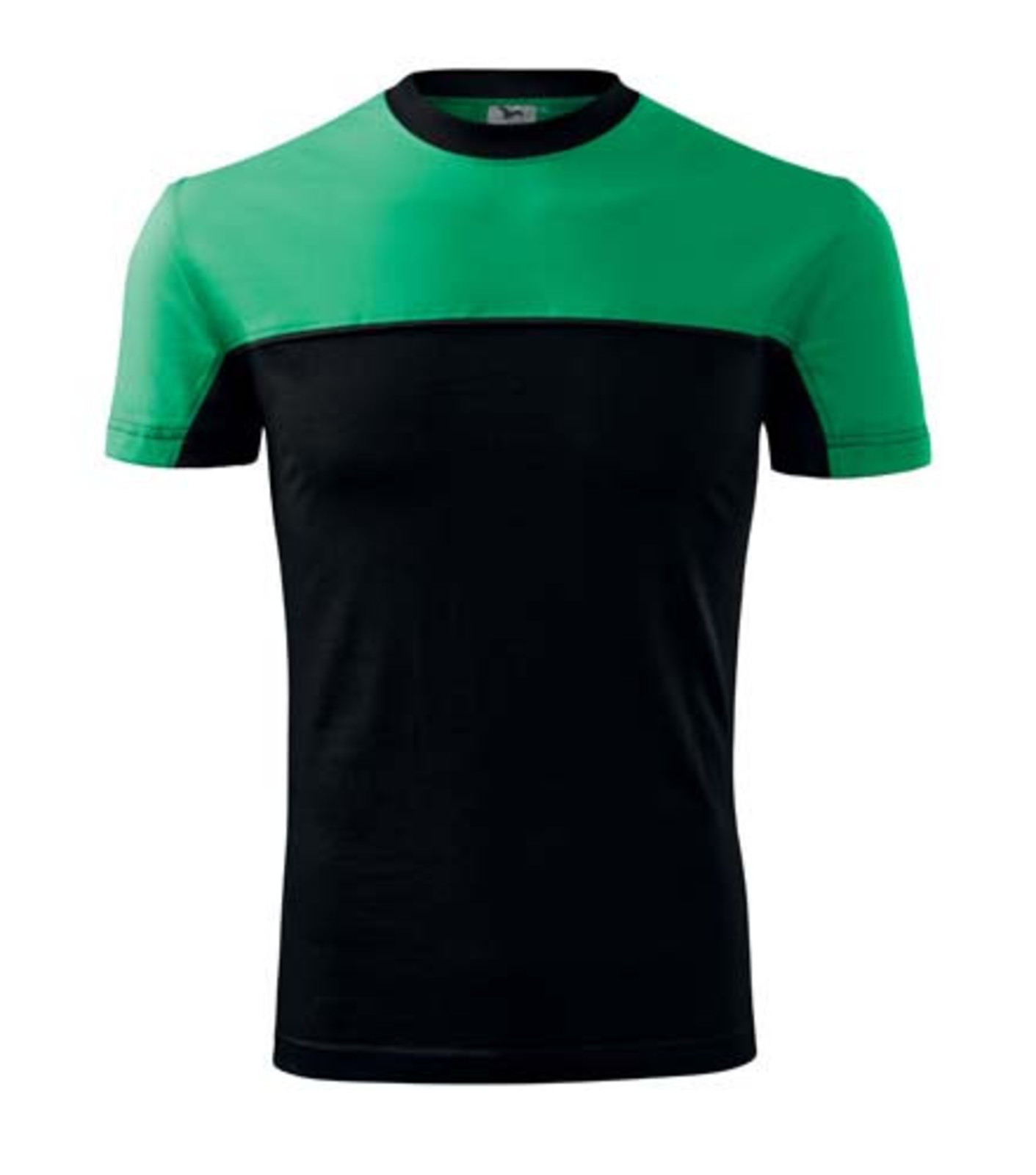 Unisex tričko Rimeck Colormix 109 - veľkosť: 3XL, farba: zelená/čierna