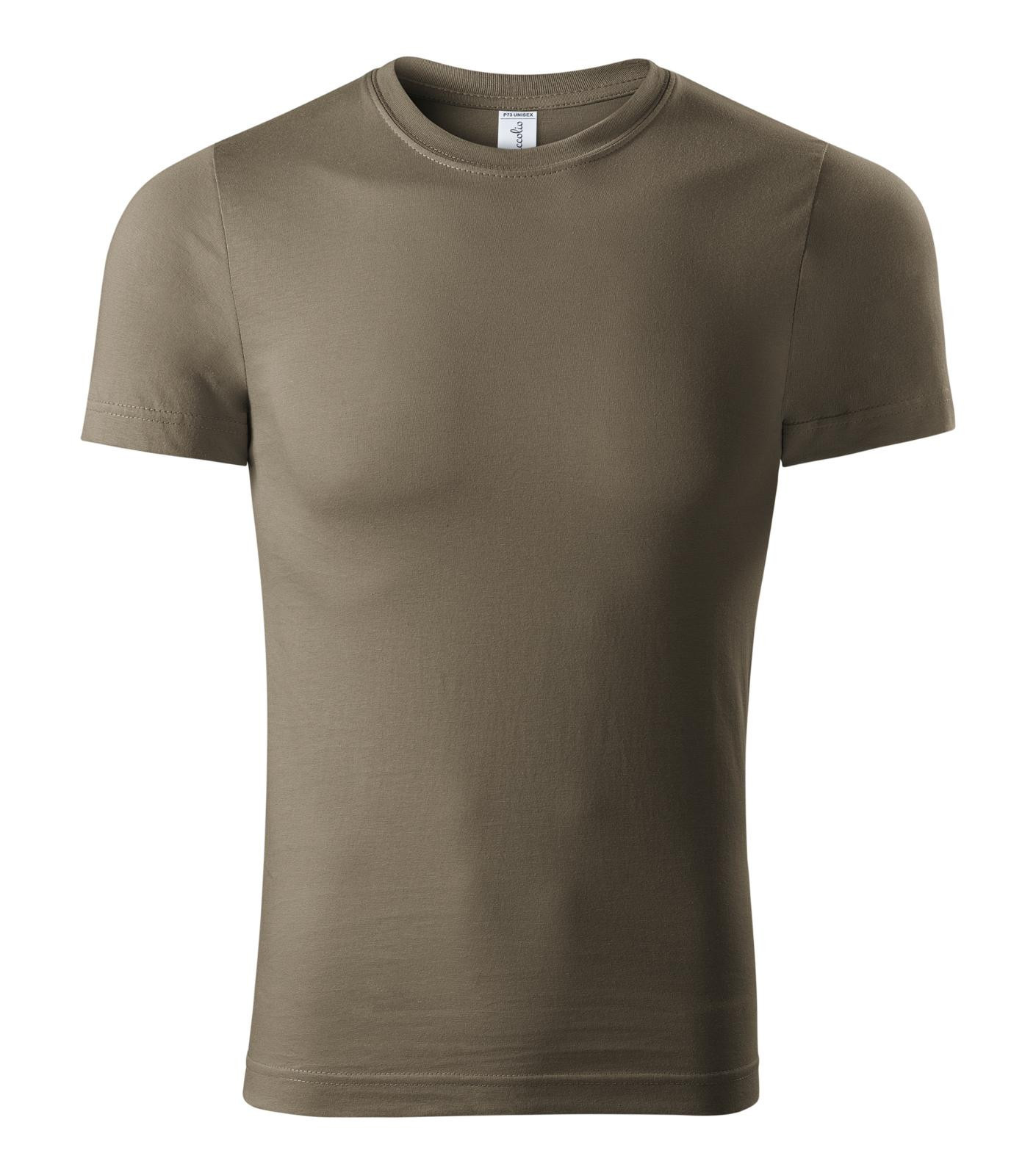 Unisex tričko Piccolio Paint P73 - veľkosť: 4XL, farba: army