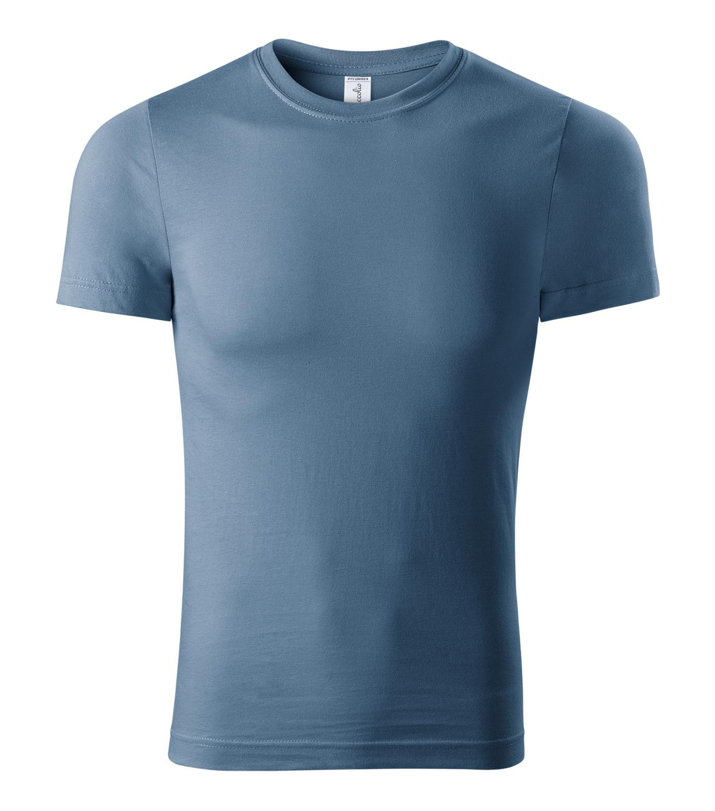 Unisex tričko Piccolio Paint P73 - veľkosť: XL, farba: denim