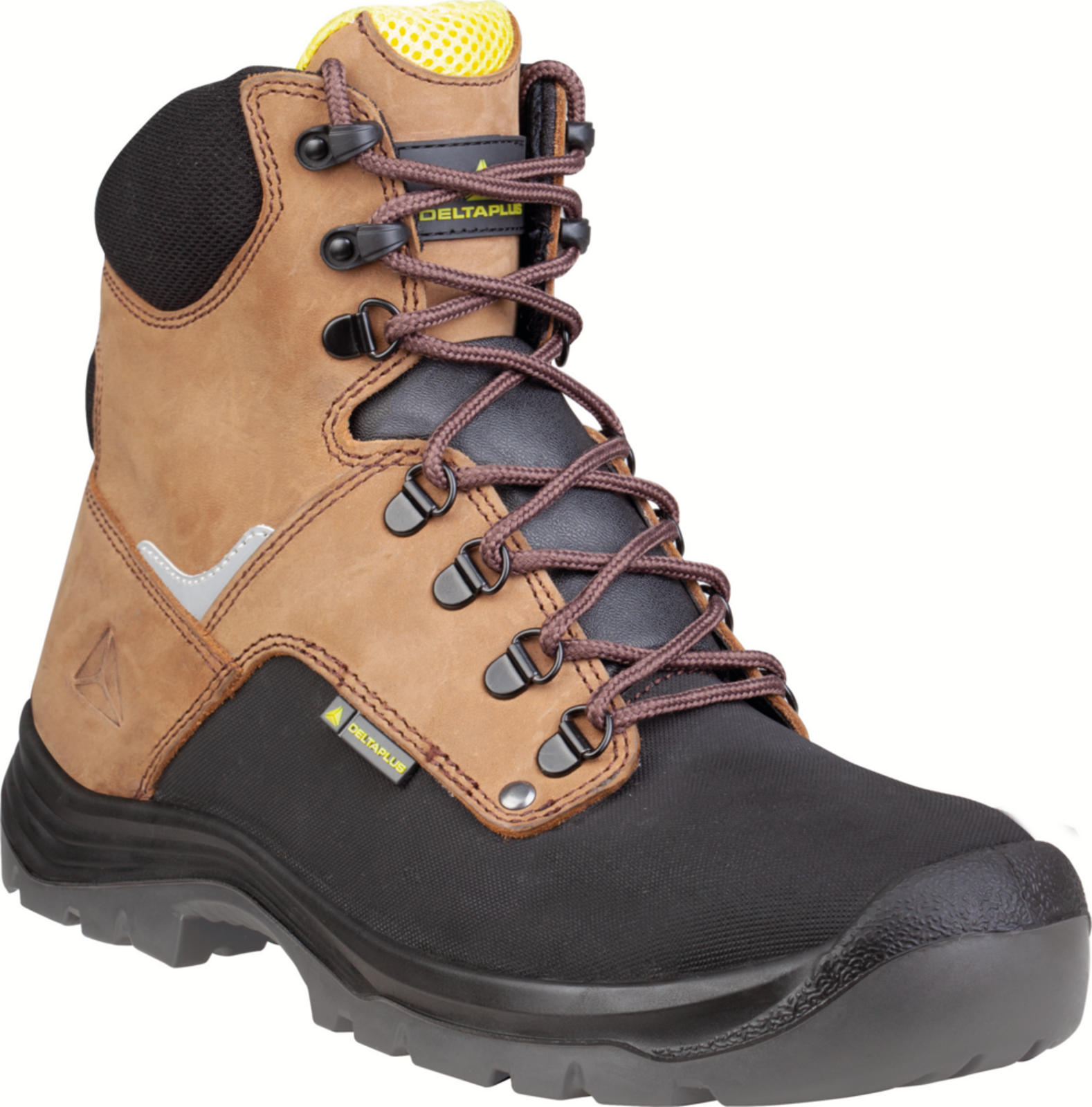 Vysoká bezpečnostná obuv Delta Plus Atacama S3 - veľkosť: 41, farba: hnedá/čierna