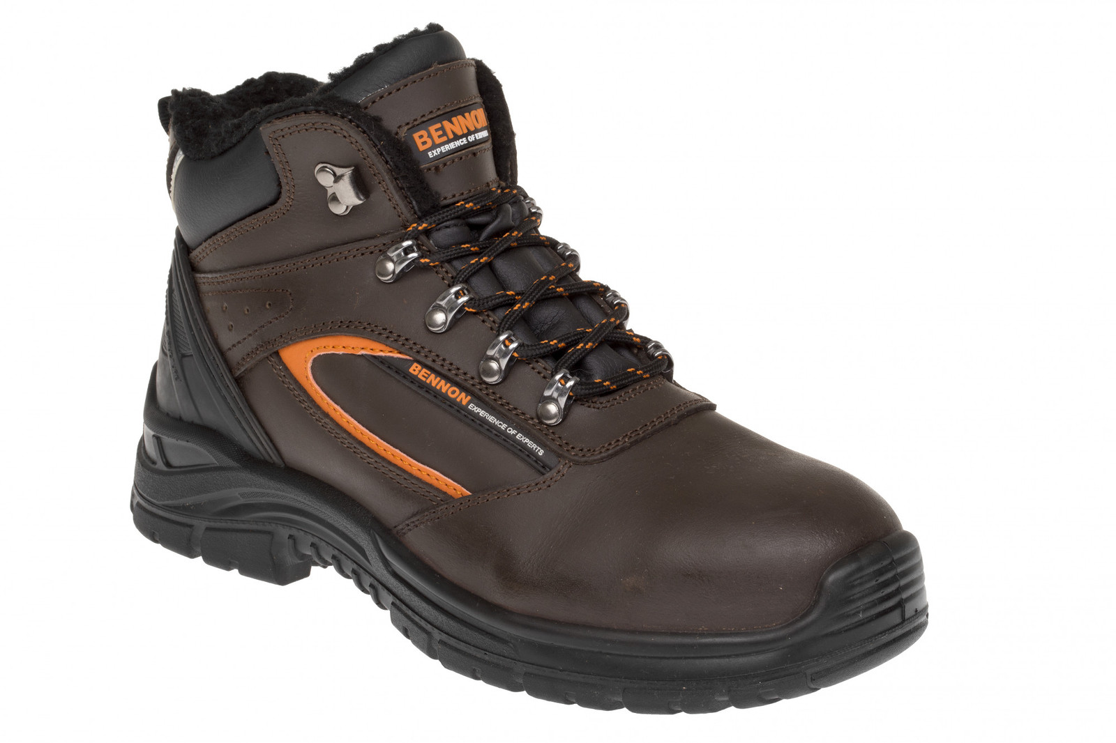 Zimná bezpečnostná obuv Bennon Farmis S3 Winter - veľkosť: 41, farba: hnedá